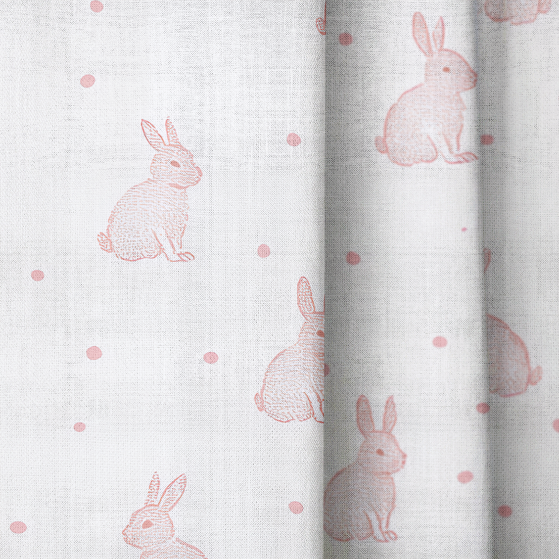 Bunny Ballet - Drapery — close up