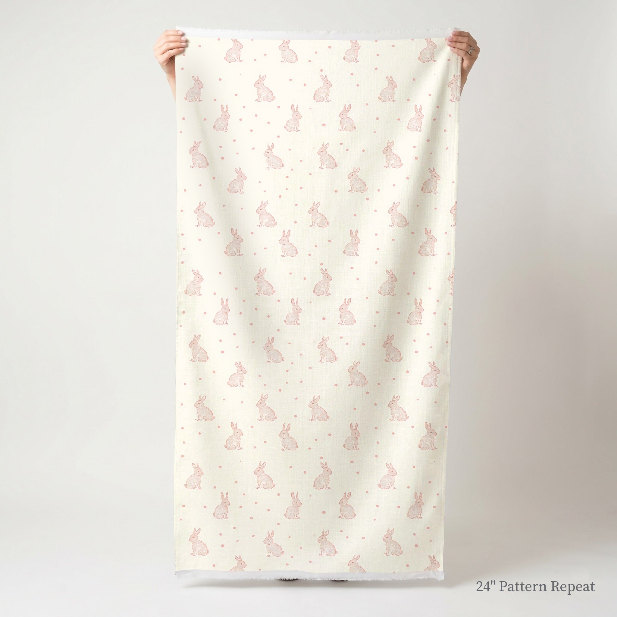 Bunny Ballet Fabric by the Yard