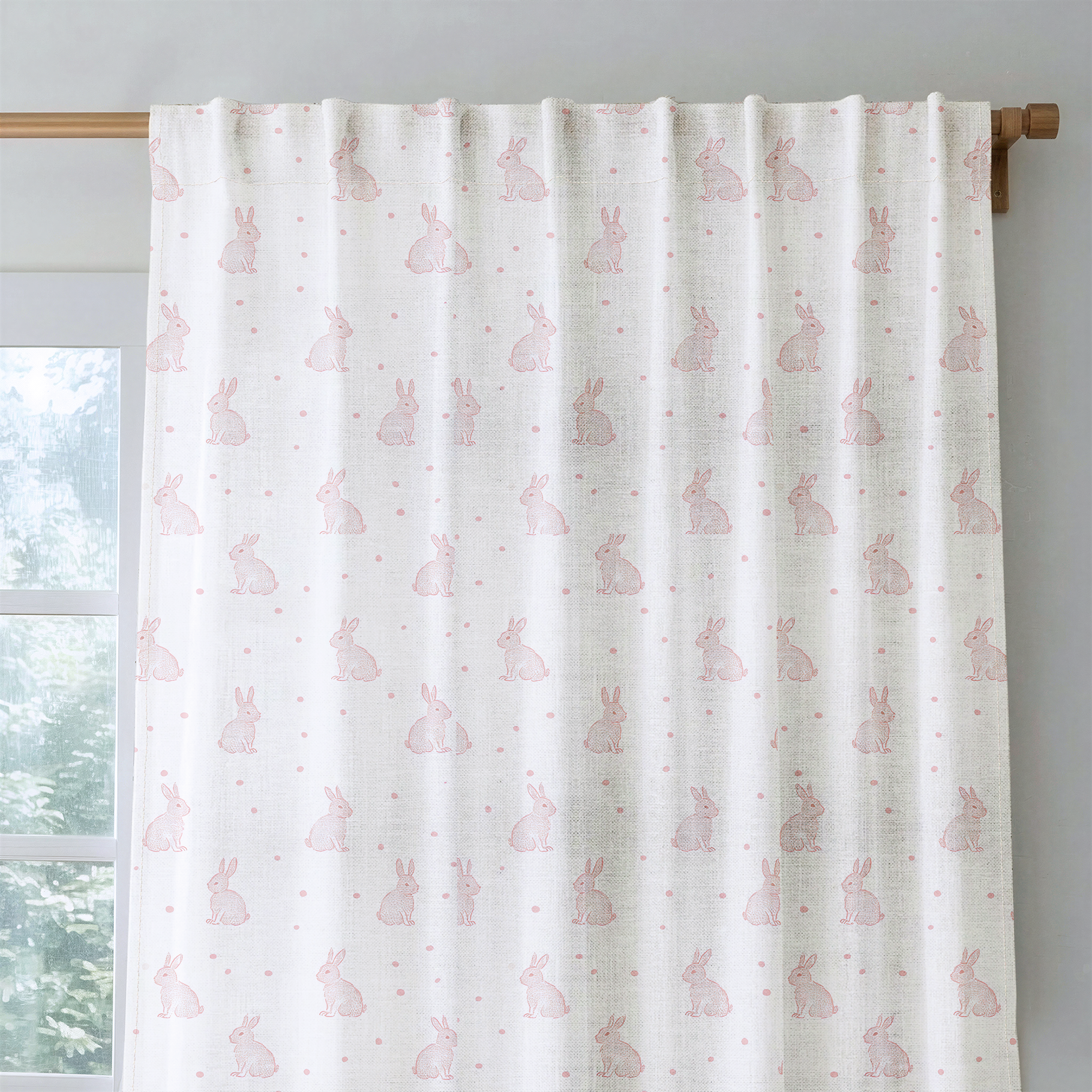 Bunny Ballet - Drapery — rod