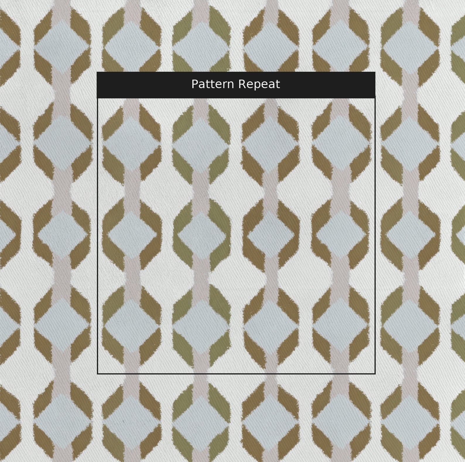 Trellis Charm Fabric by the Yard — pattern repeat