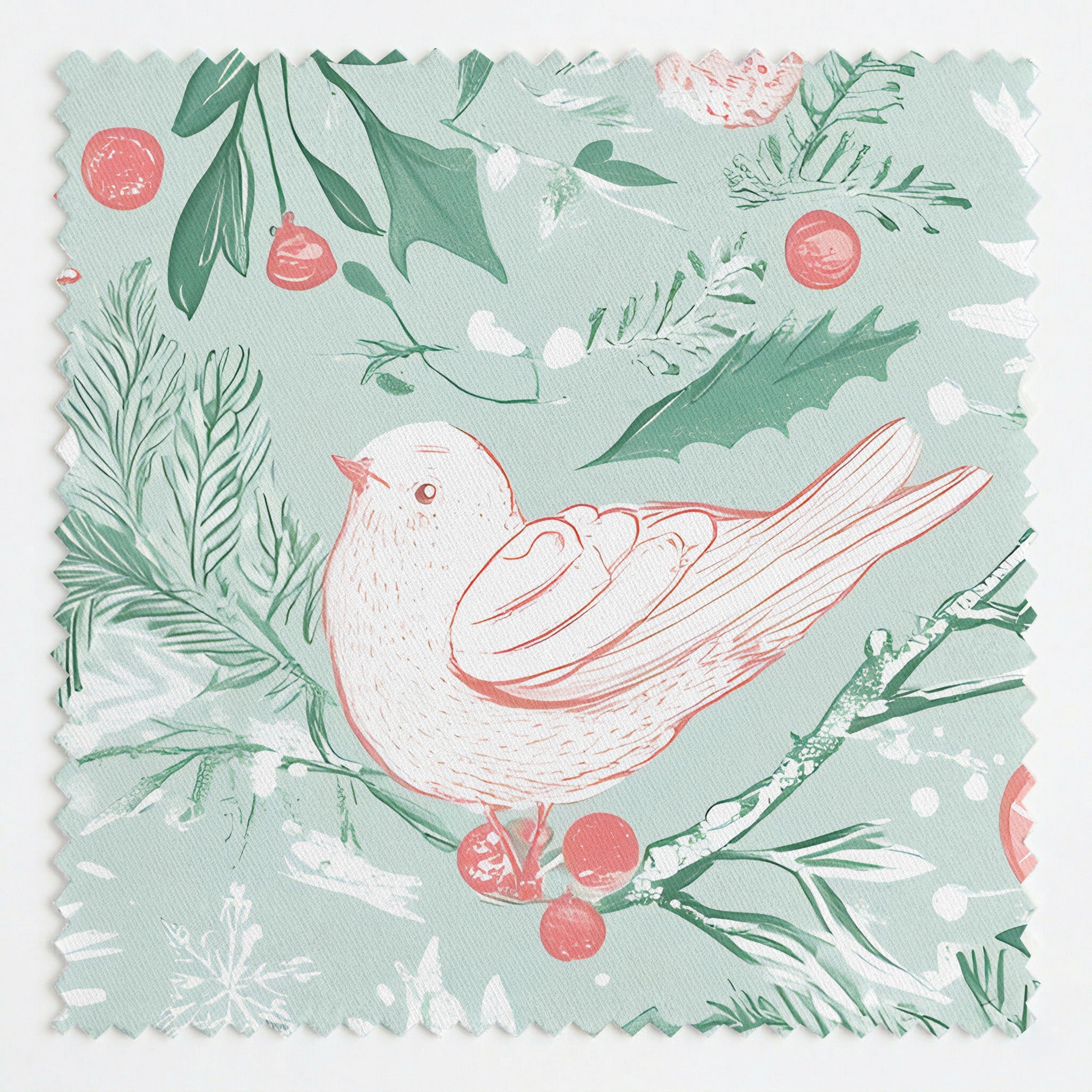 Frosted Flock Fabric by the Yard