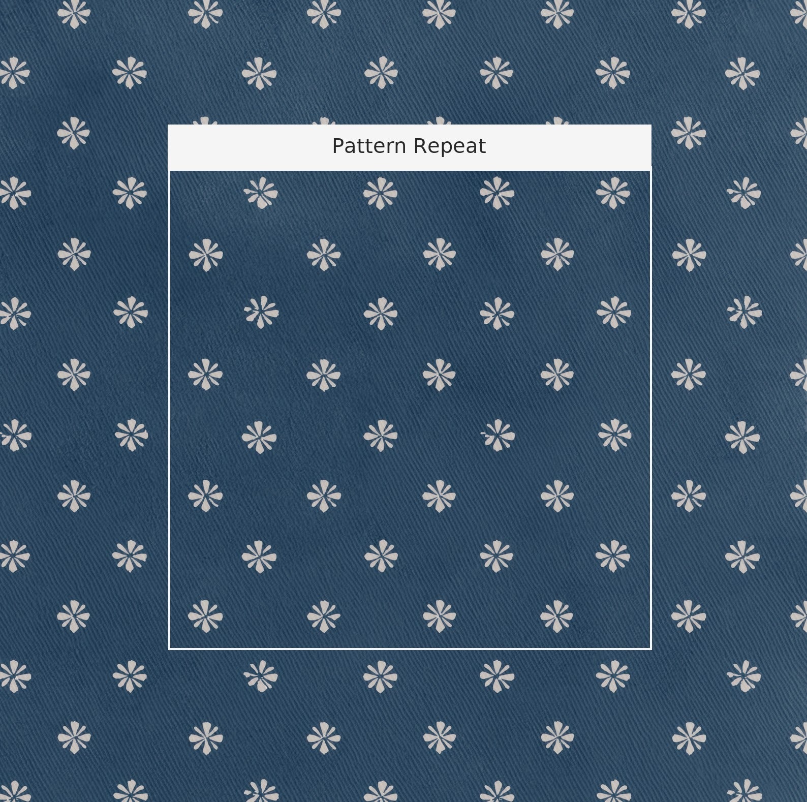 Small Flower Fabric by the Yard — pattern repeat