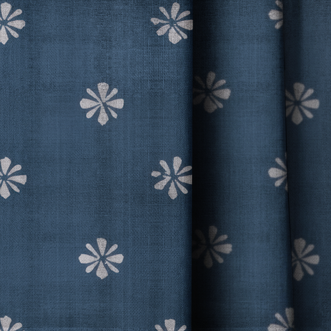 Small Flower - Drapery — close up