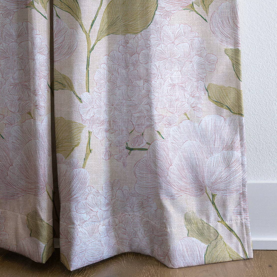 Sunday Light - Drapery — corner closeup