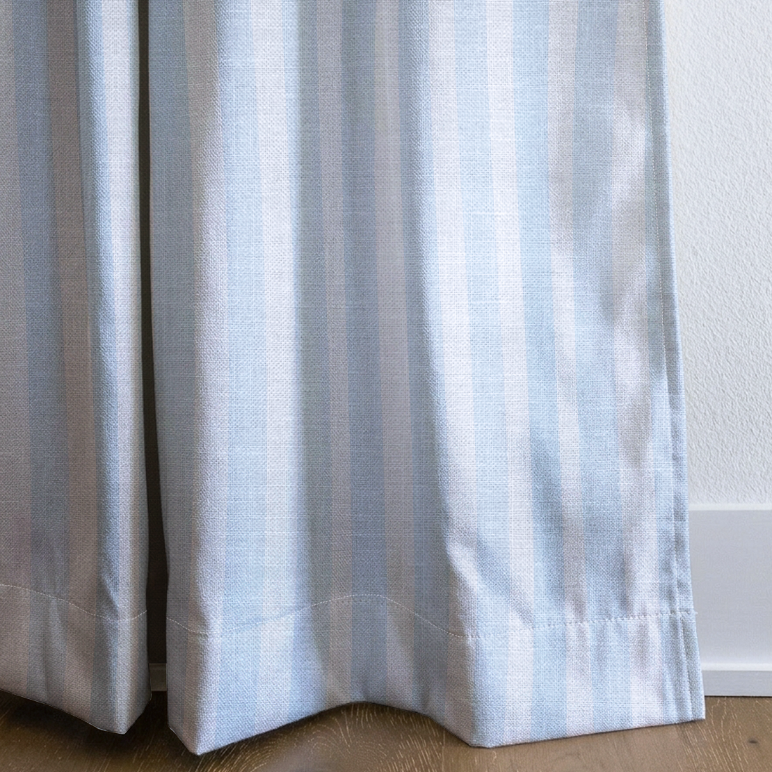 Blue Spencer - Drapery — corner closeup