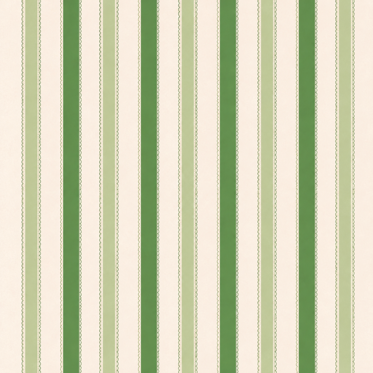 Bellagio Blush Mint Stripes Wallpaper
