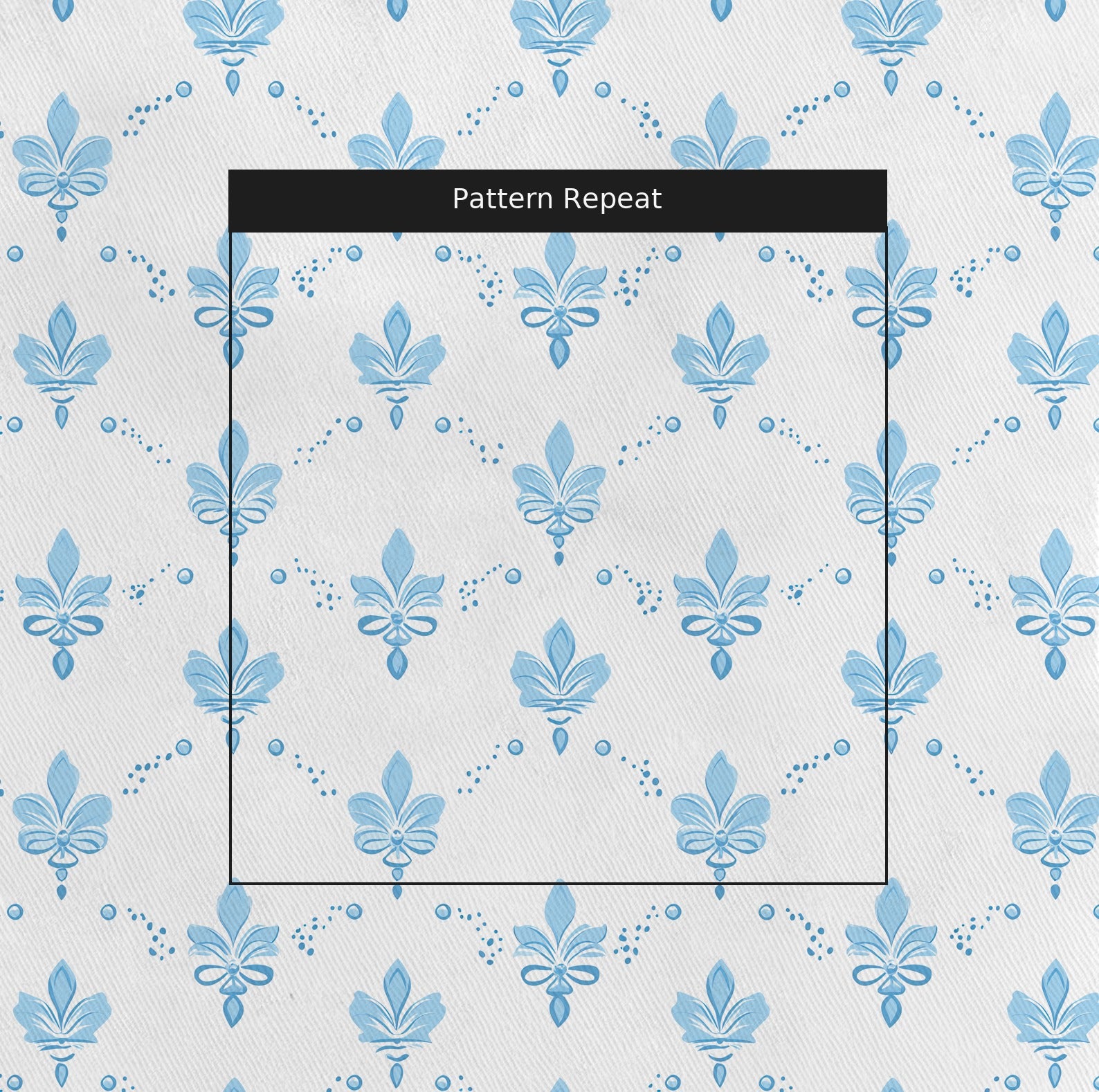 French Riviera Fabric by the Yard — pattern repeat