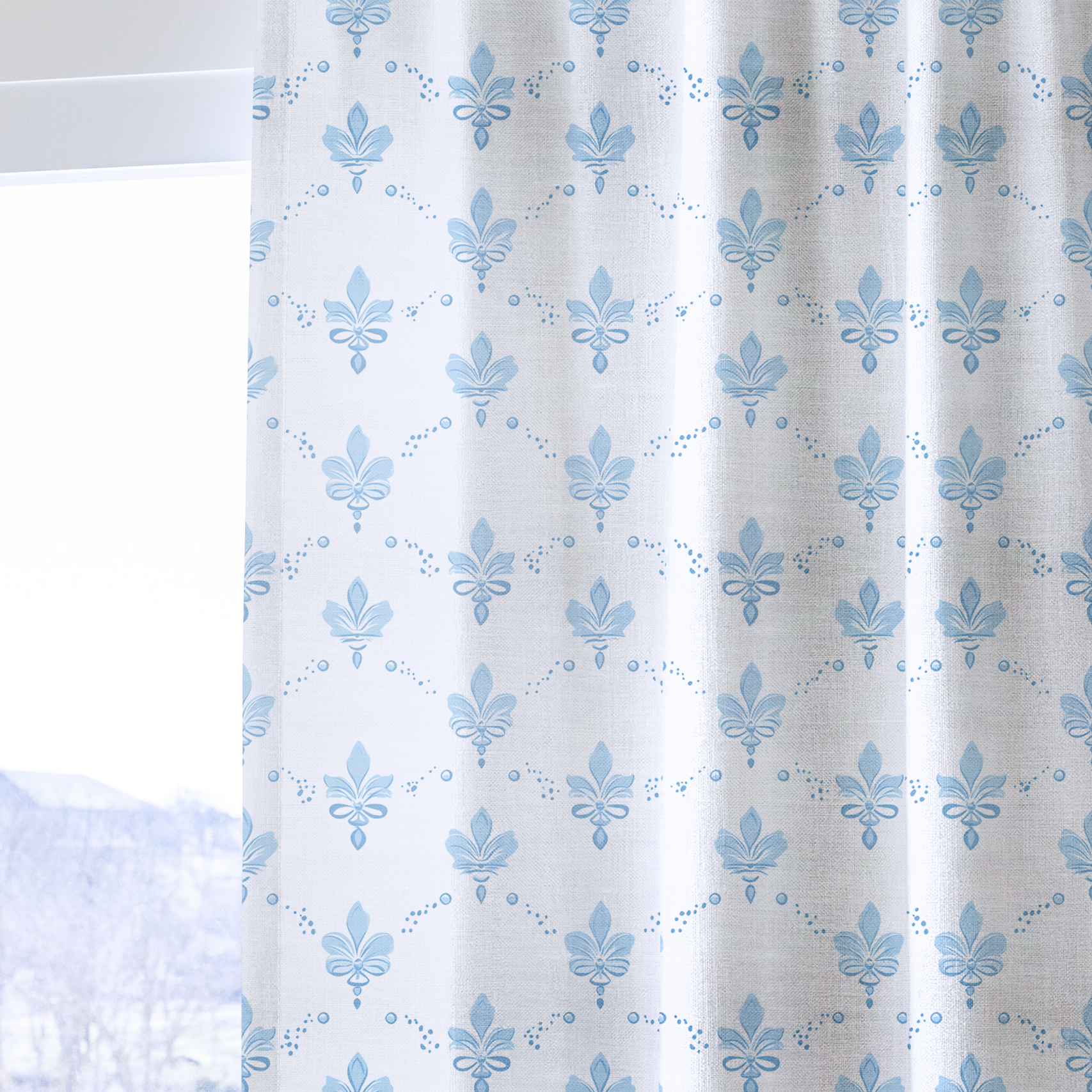 French Riviera - Drapery — one panel