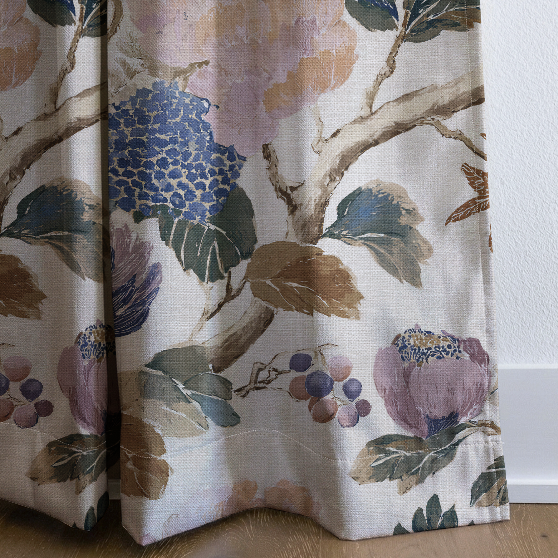 Greer - Drapery — corner closeup