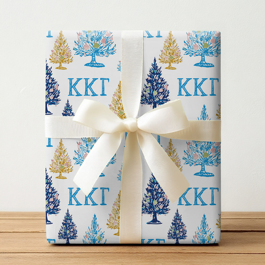 Kappa Kappa Gamma Pine Charm - Wrapping Paper