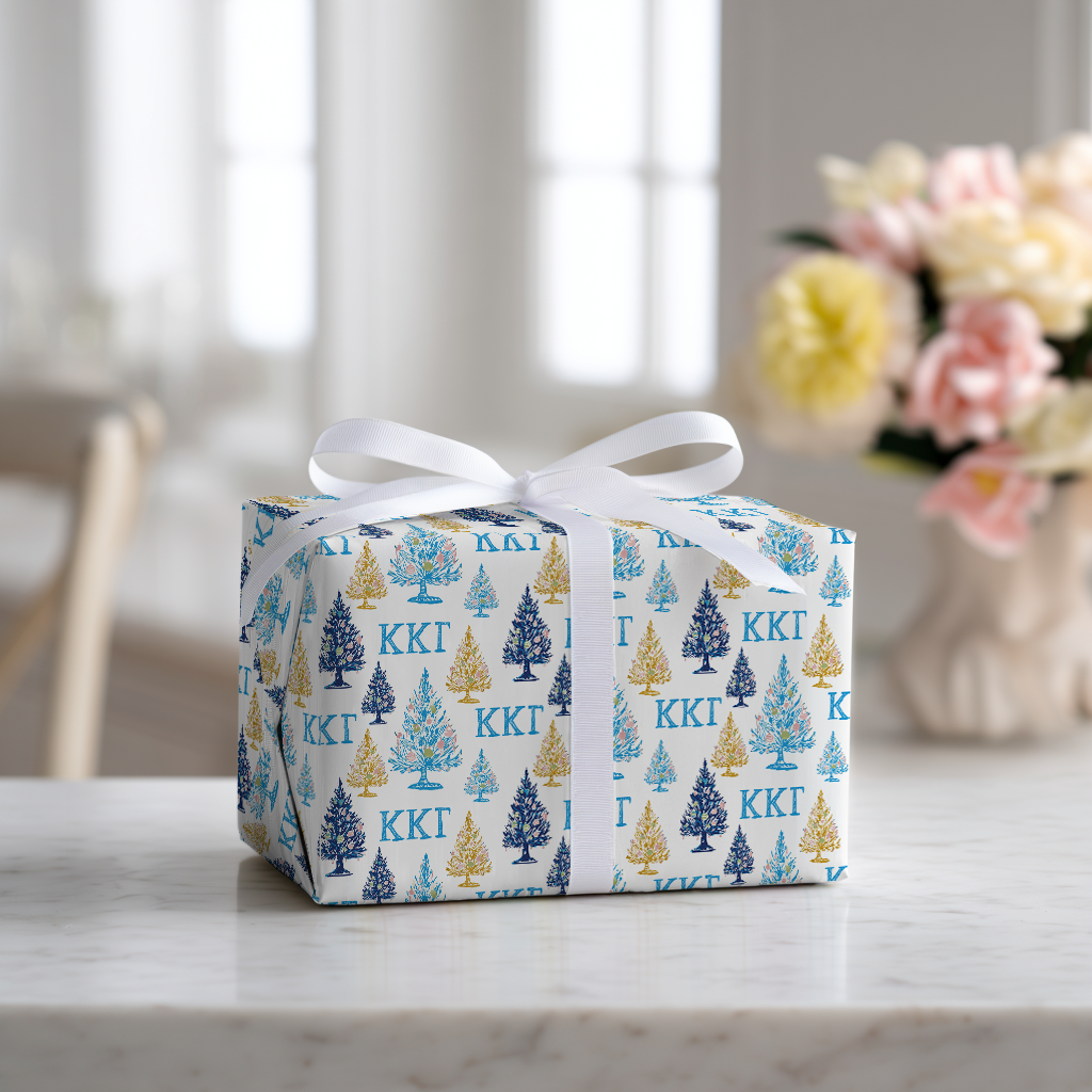 Kappa Kappa Gamma Pine Charm - Wrapping Paper