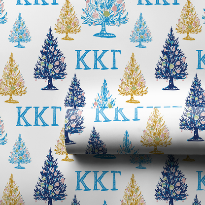 Kappa Kappa Gamma Pine Charm - Wrapping Paper