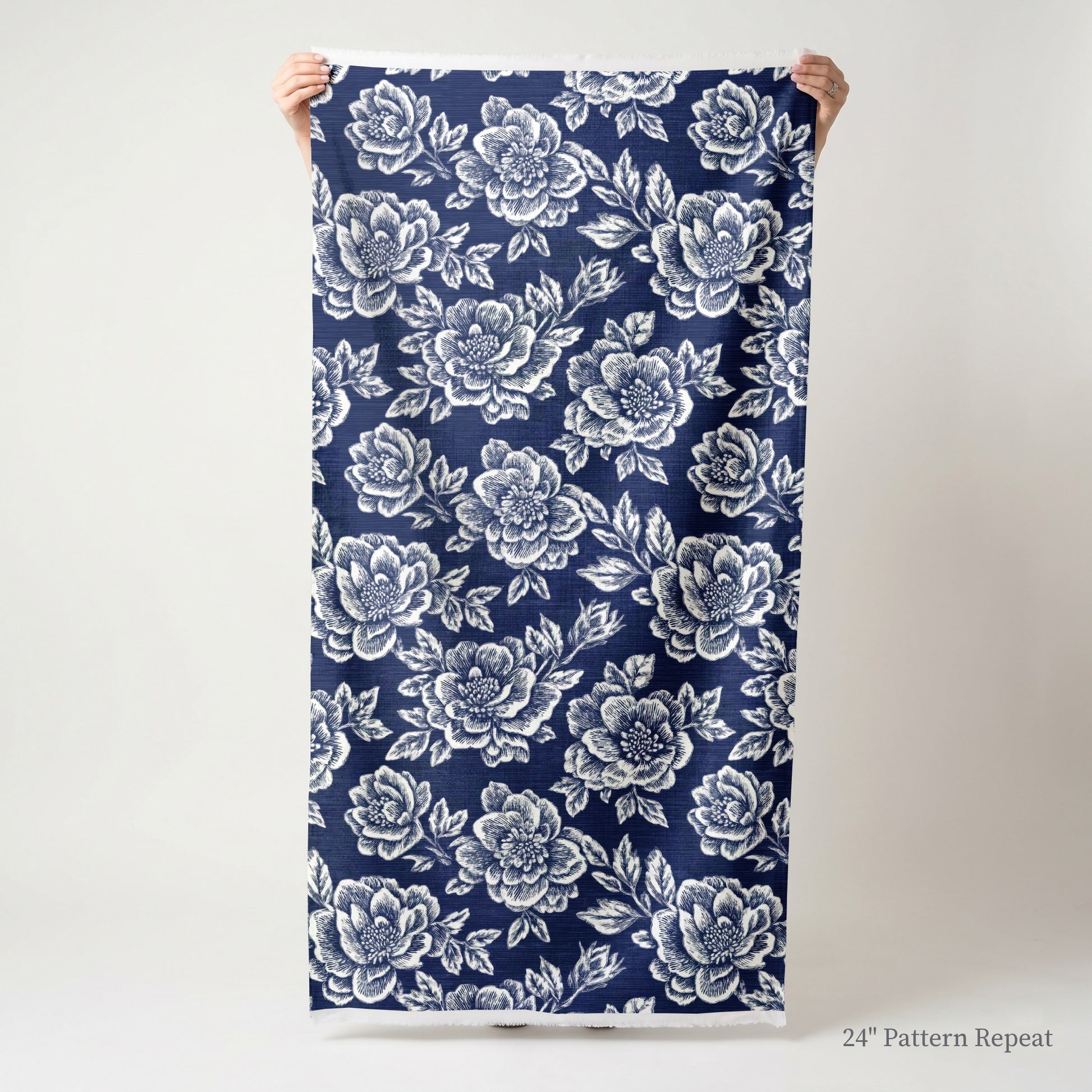Navy Night Fabric by the Yard