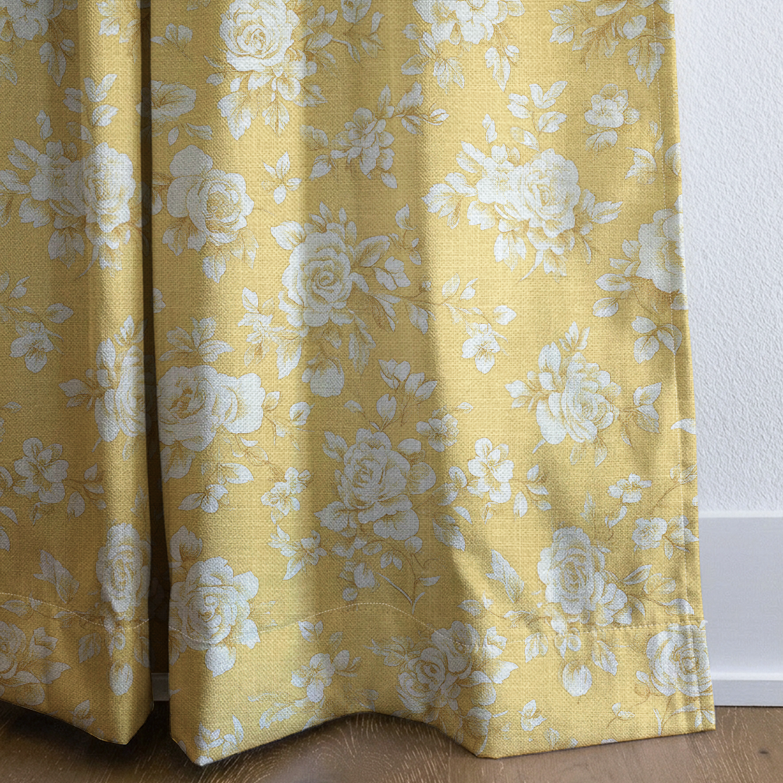 Buttercream Rose - Drapery — corner closeup