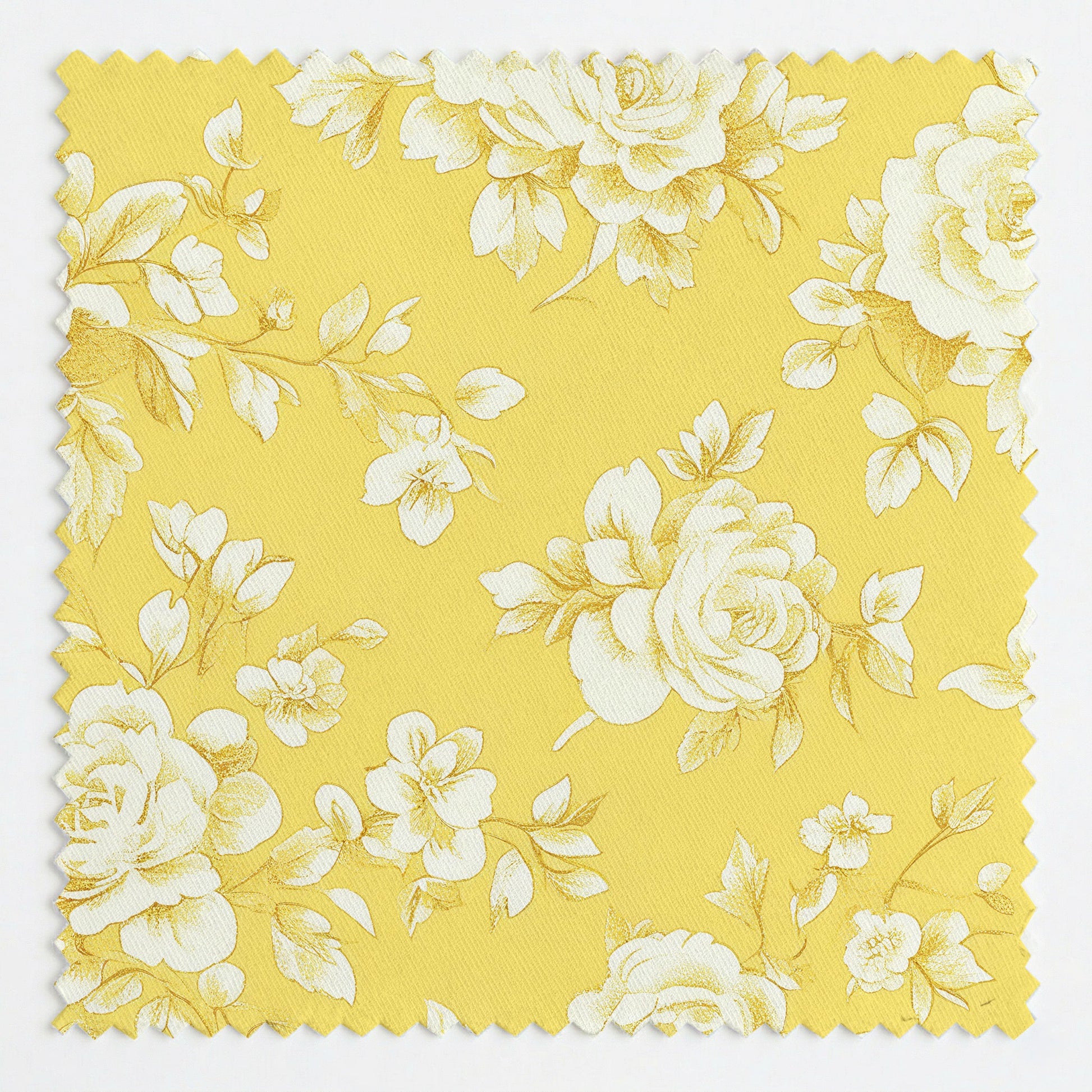 Buttercream Rose Fabric by the Yard