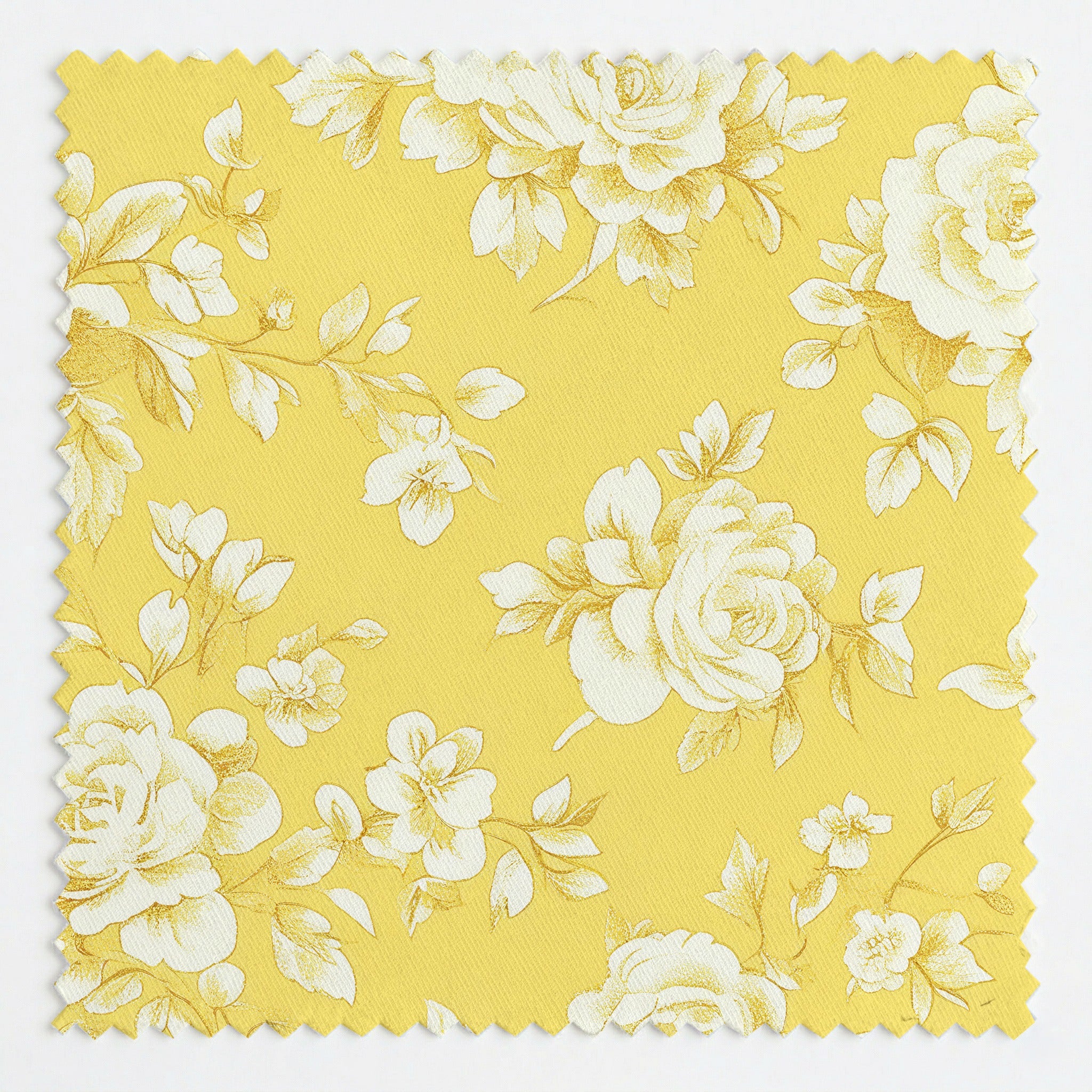 Buttercream Rose Fabric by the Yard