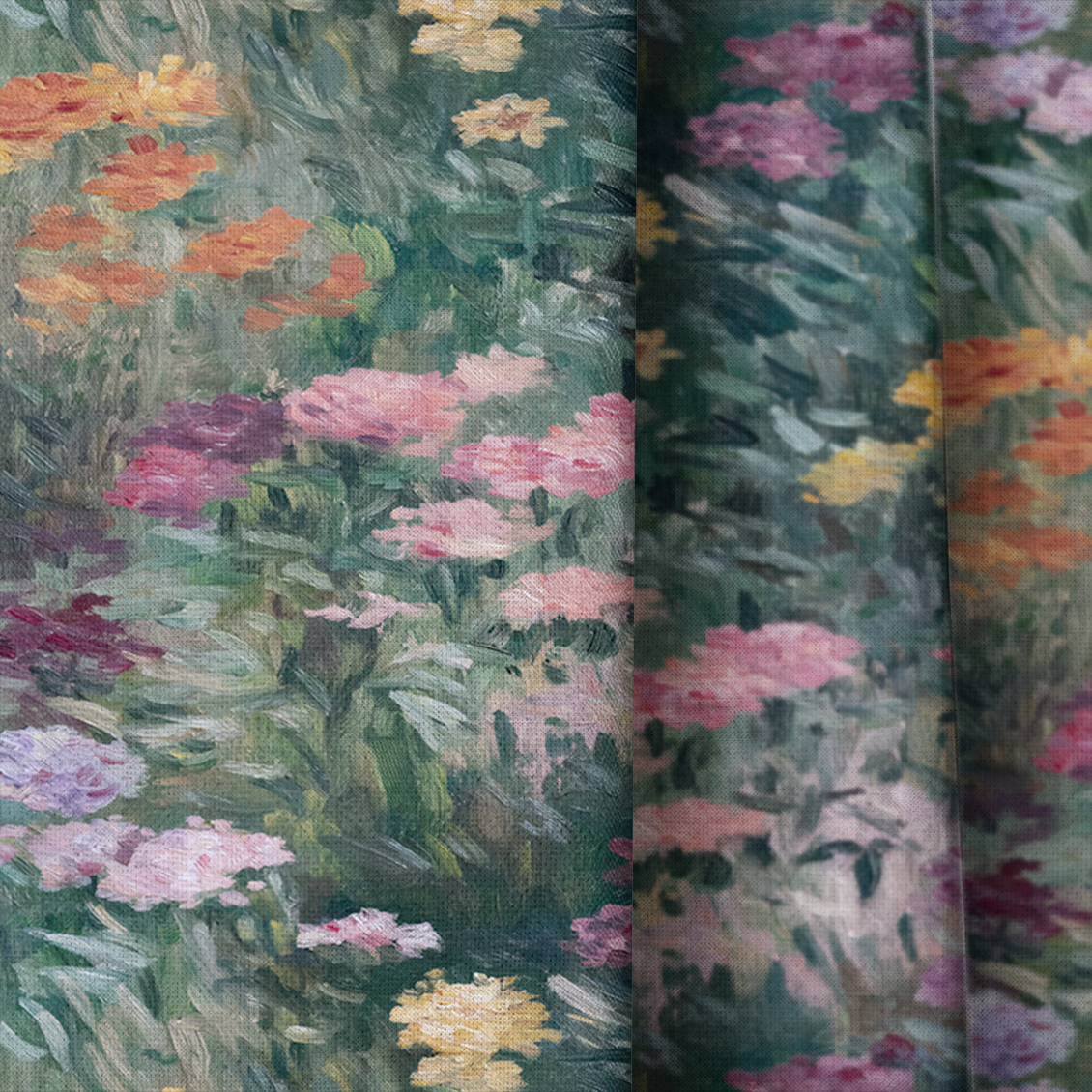 Wildflowers - Drapery — close up
