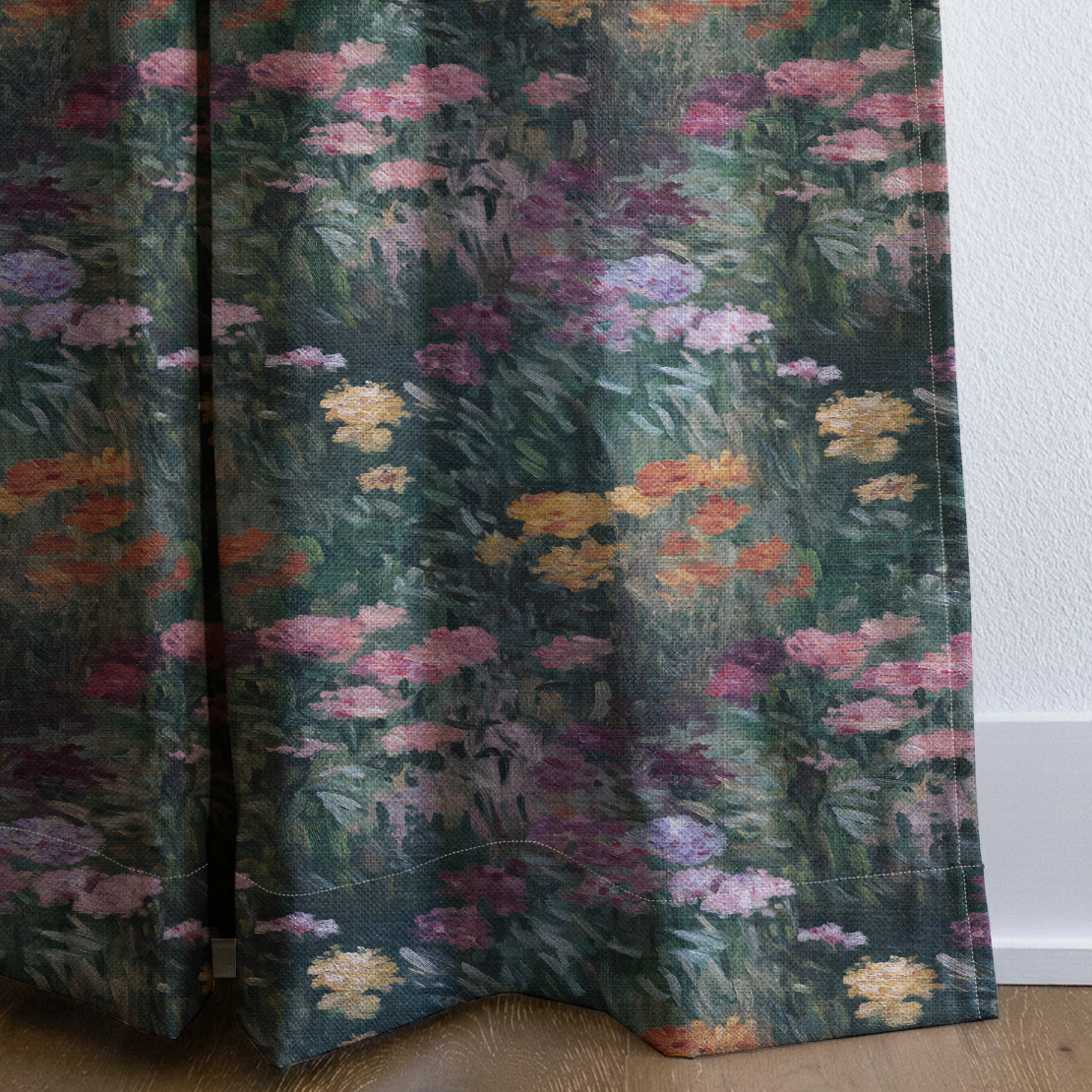 Wildflowers - Drapery — corner closeup