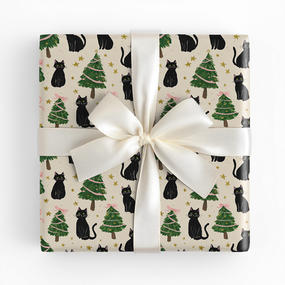 Yuletide Kitty  - Wrapping Paper