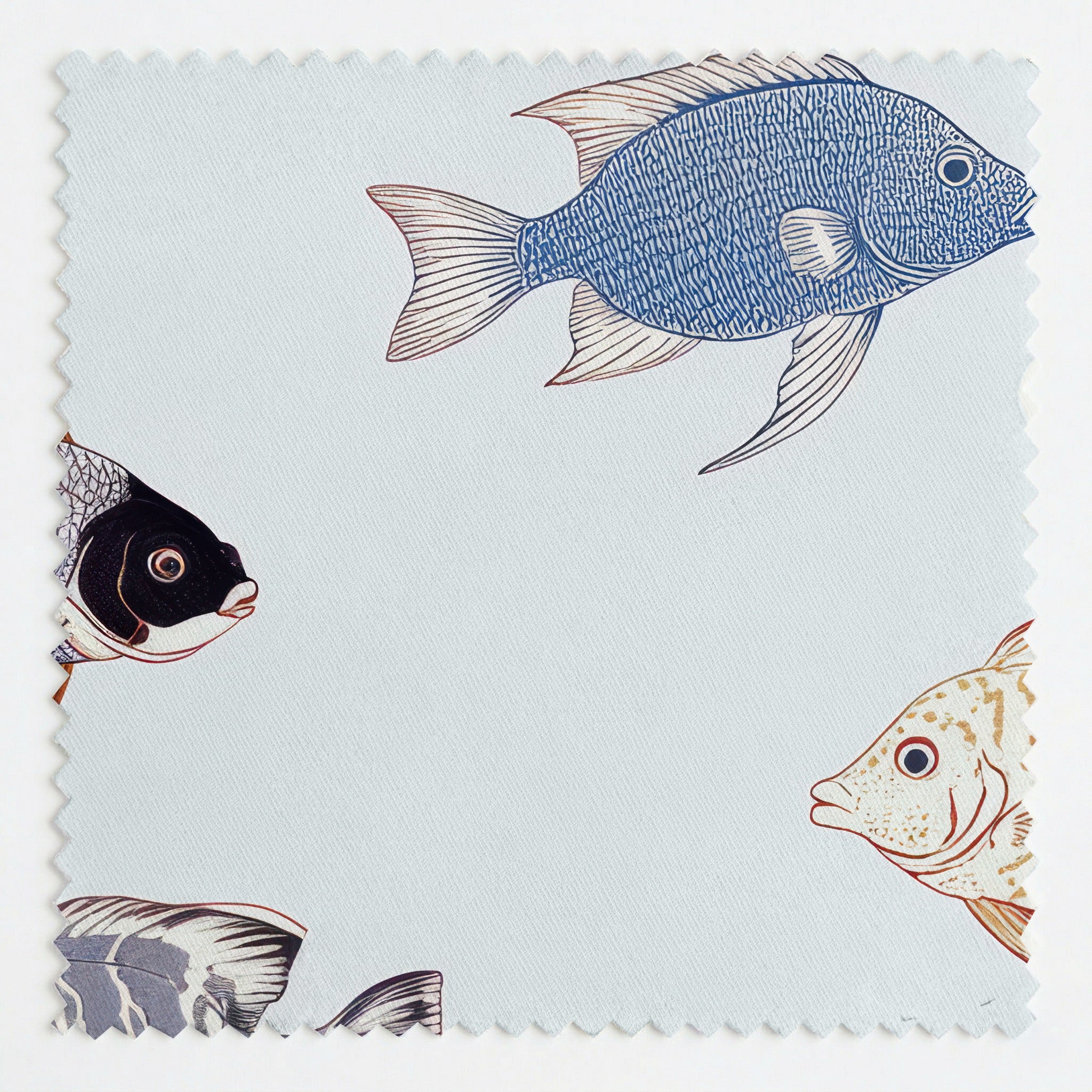 Fancy Fins Fabric by the Yard