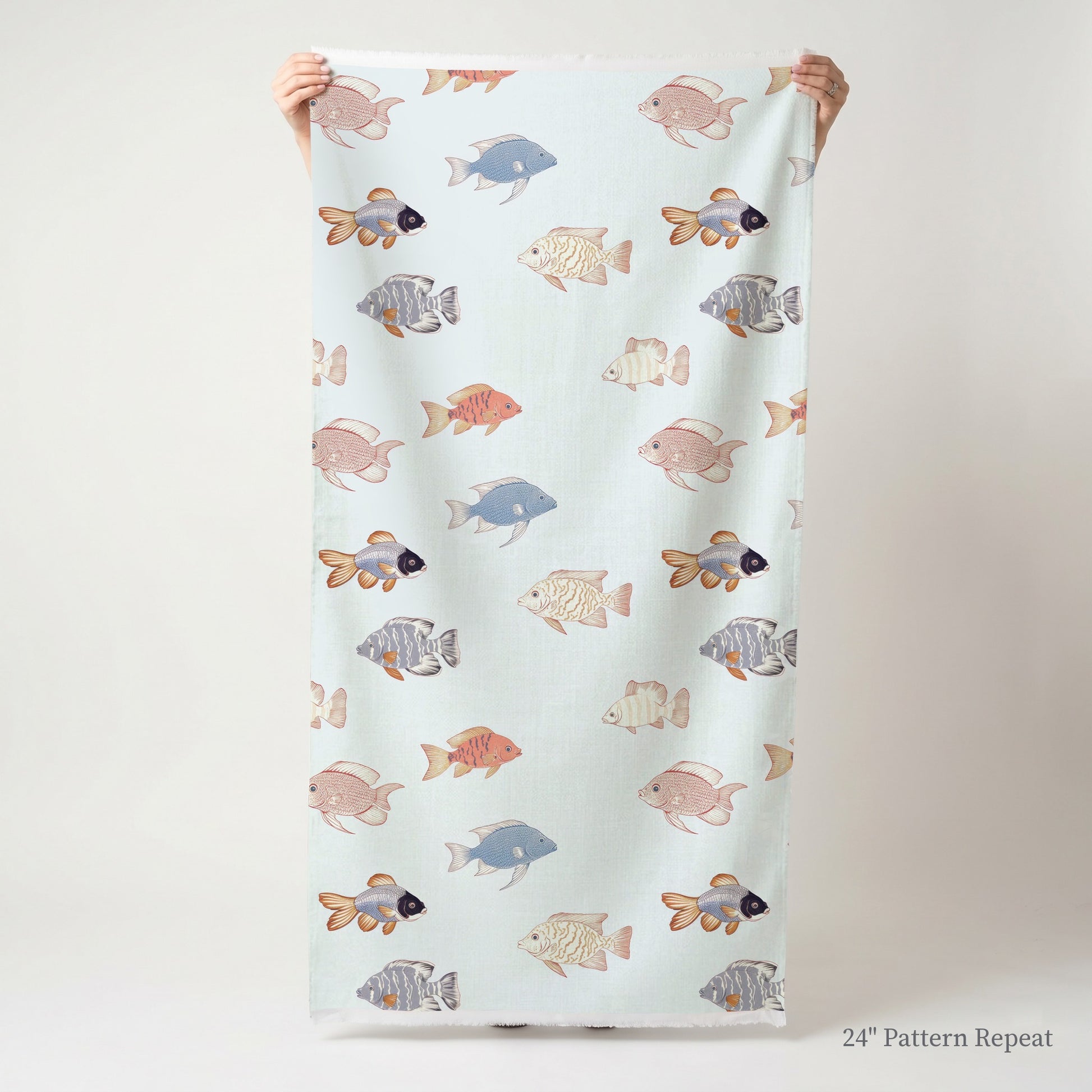 Fancy Fins Fabric by the Yard