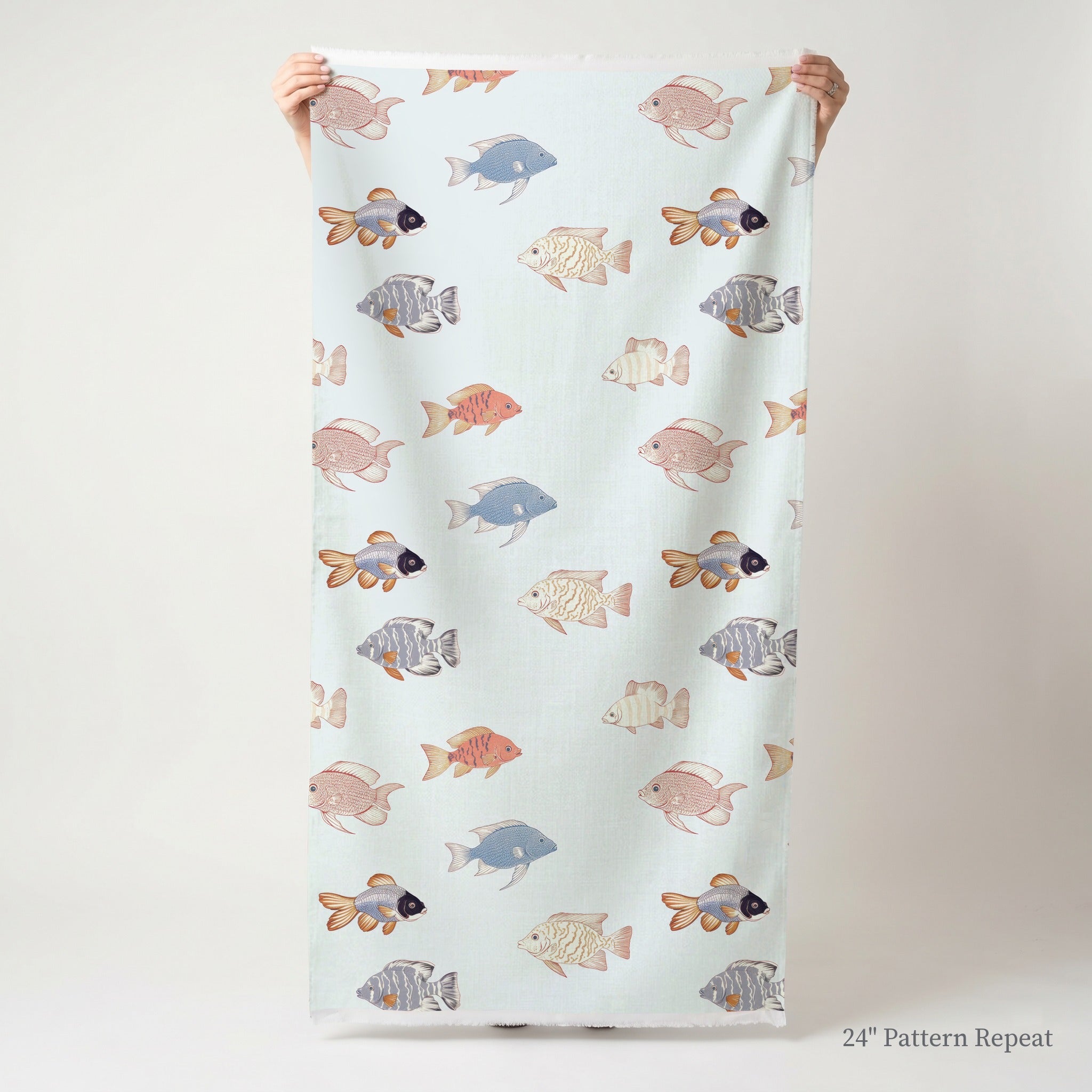 Fancy Fins Fabric by the Yard