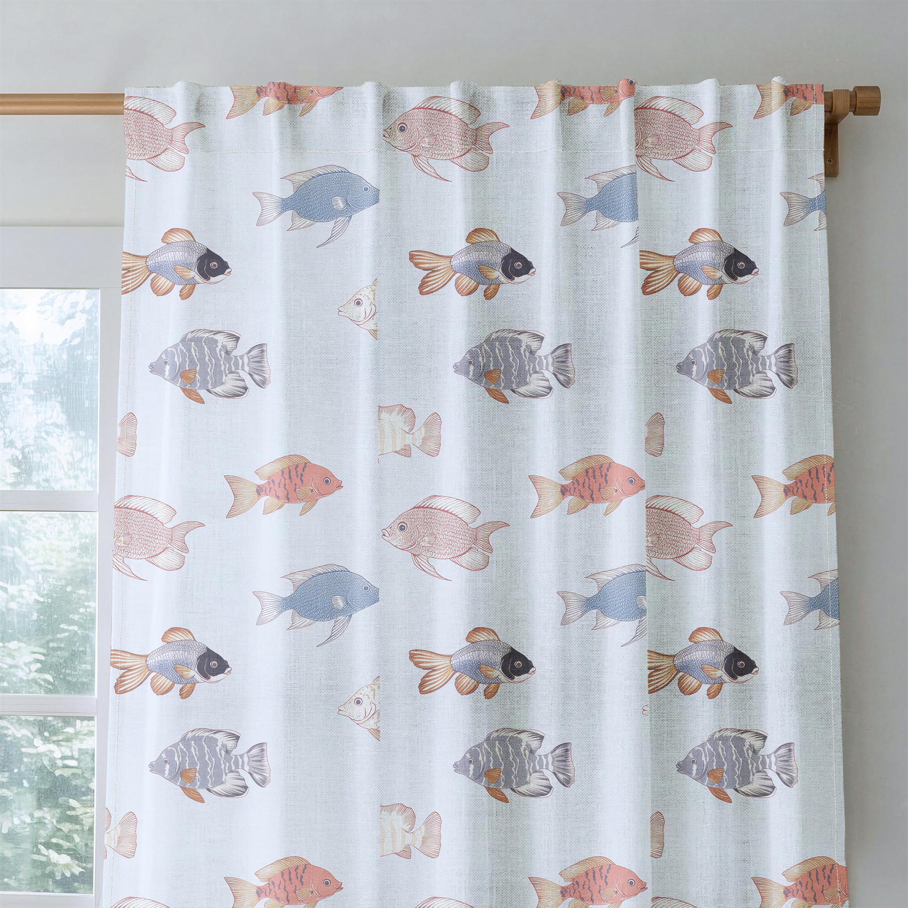 Fancy Fins - Drapery — rod