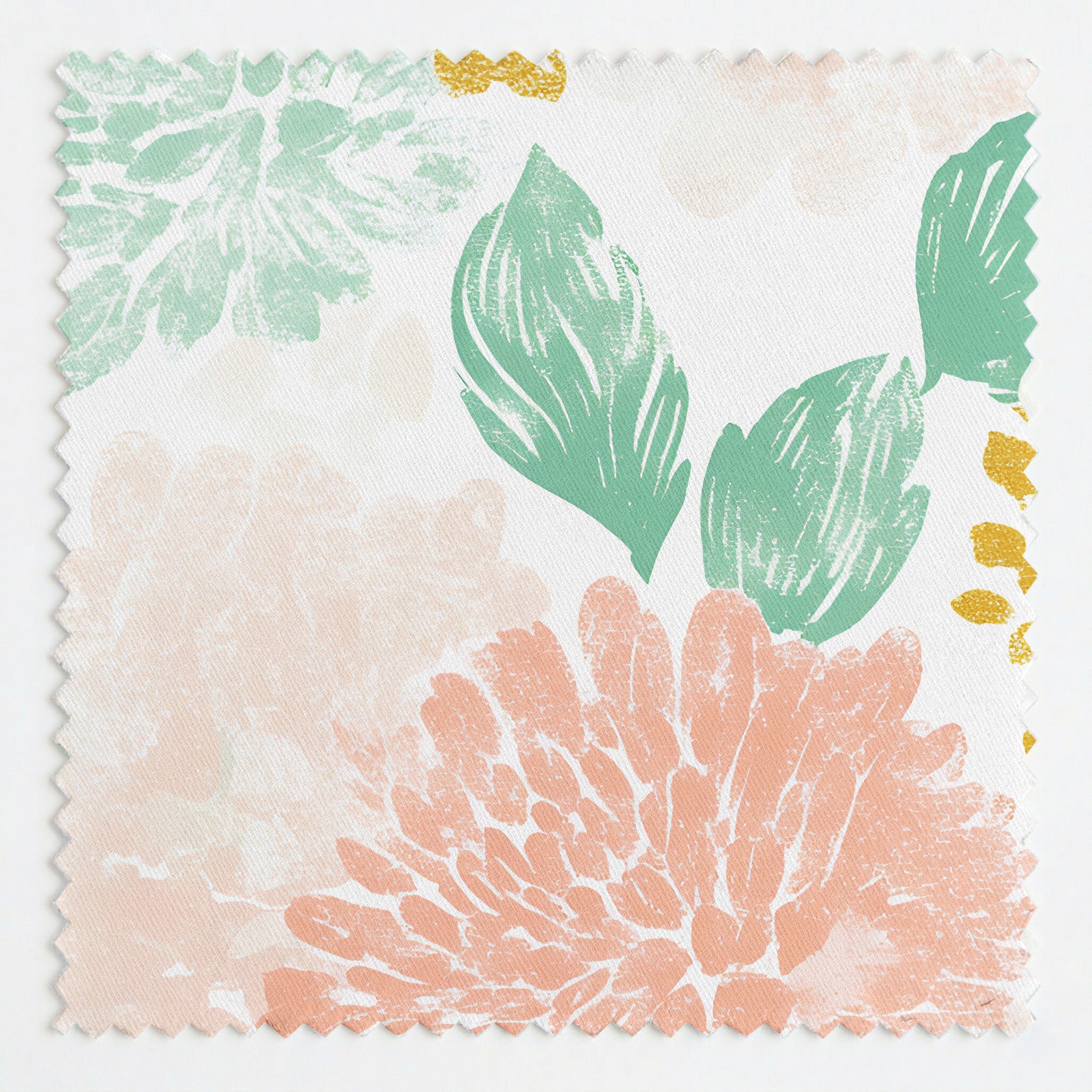 Golden Dahlia Fabric by the Yard