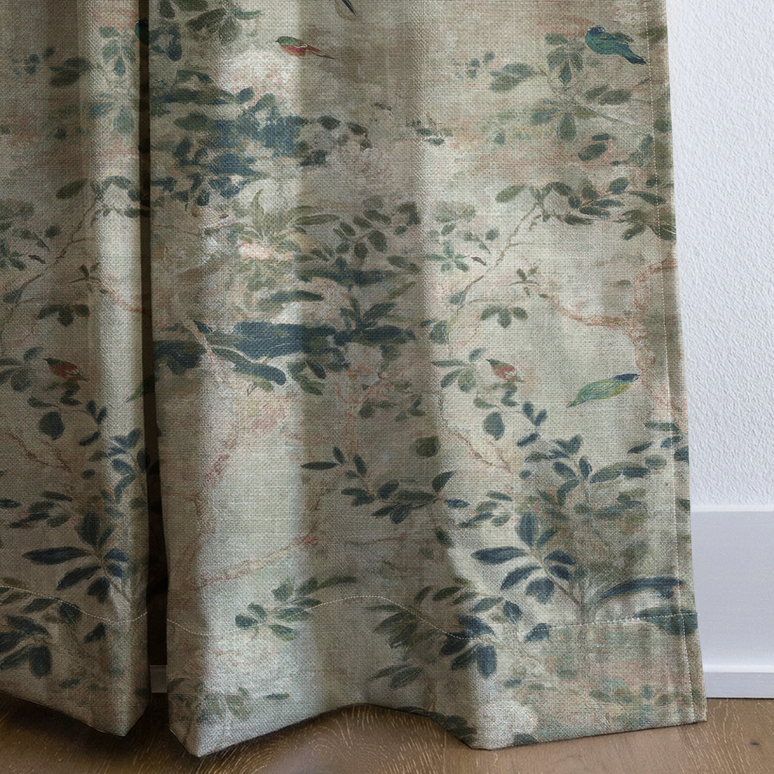Garden Study - Drapery — corner closeup