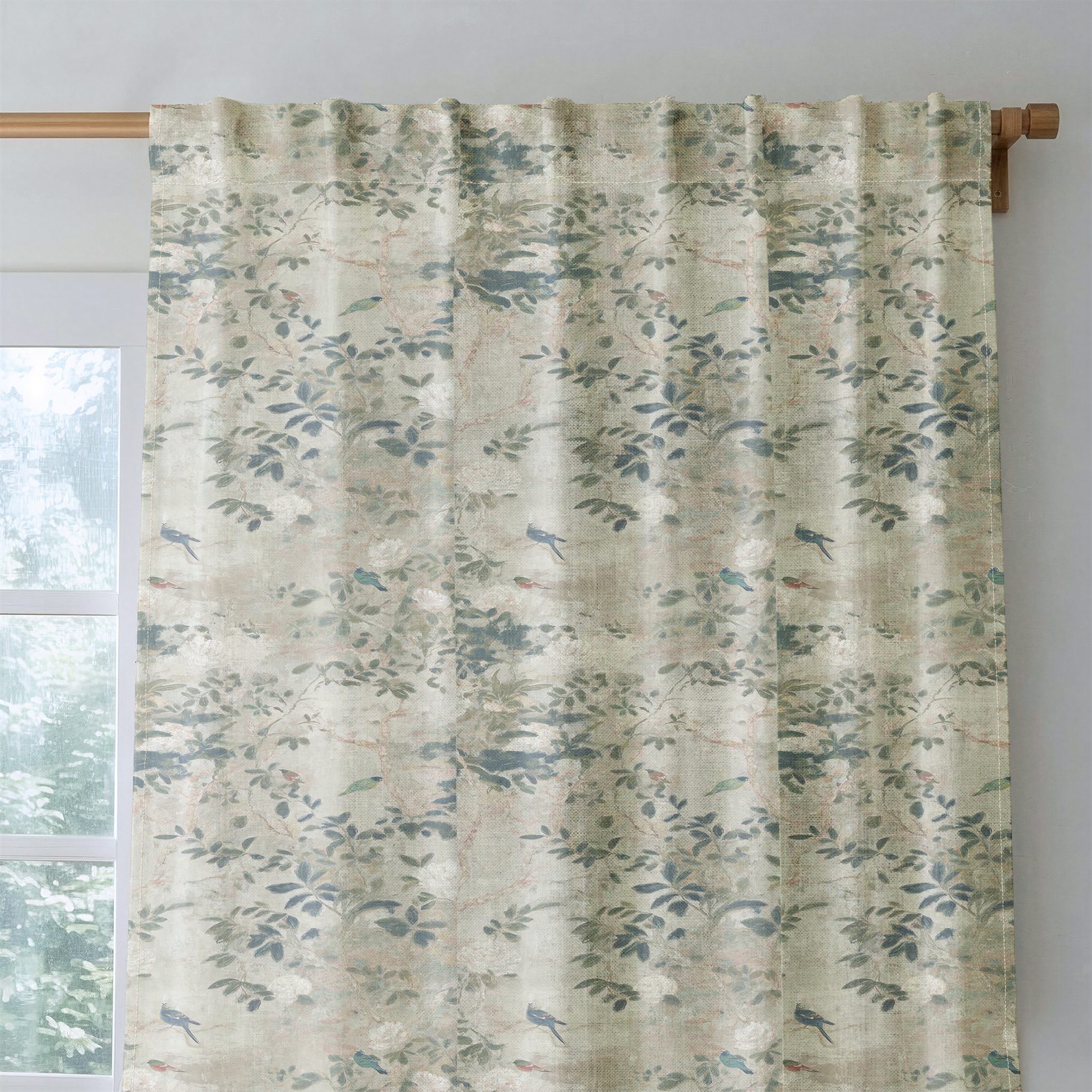 Garden Study - Drapery — rod