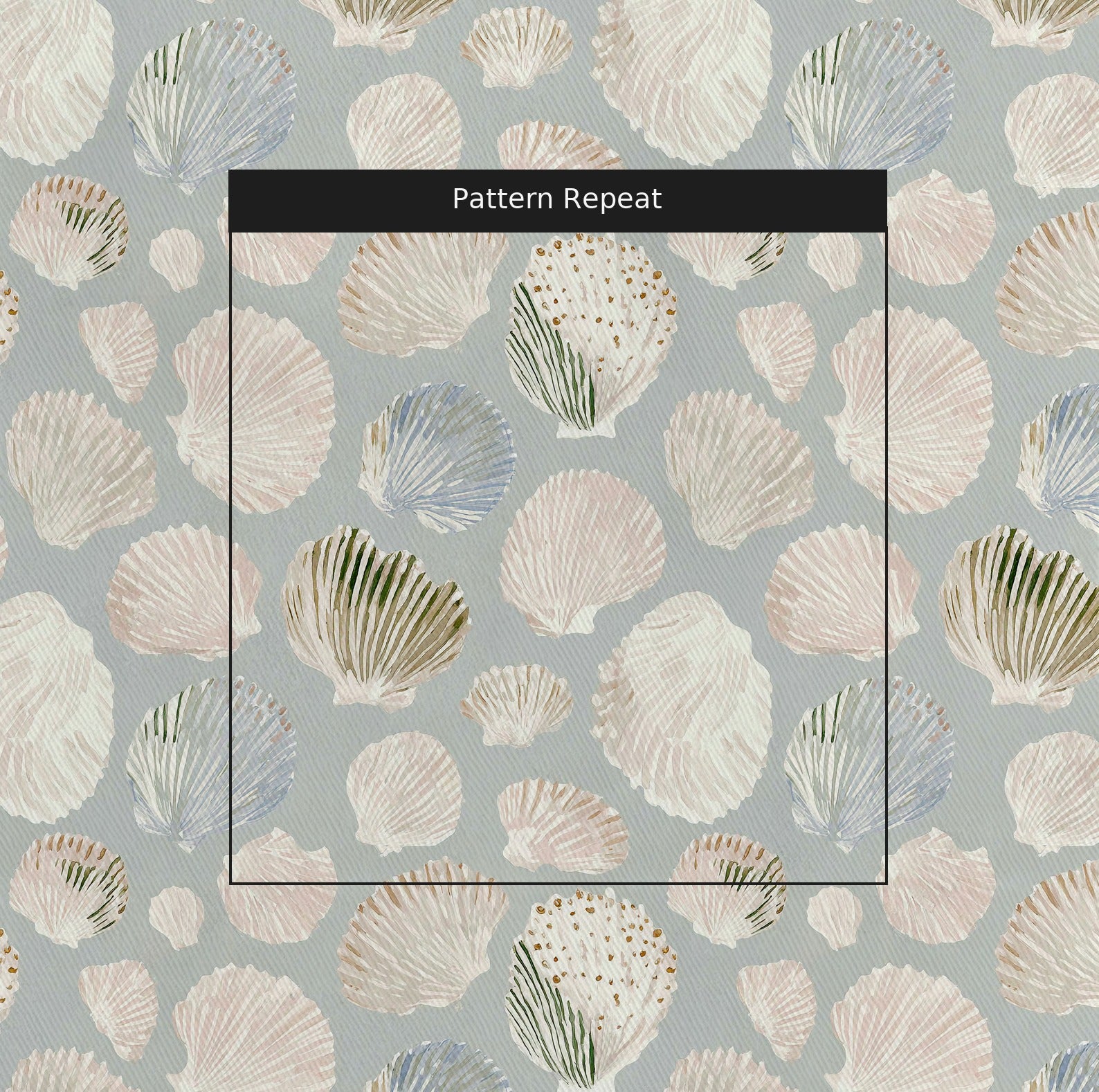 Pearl Shore Fabric by the Yard — pattern repeat