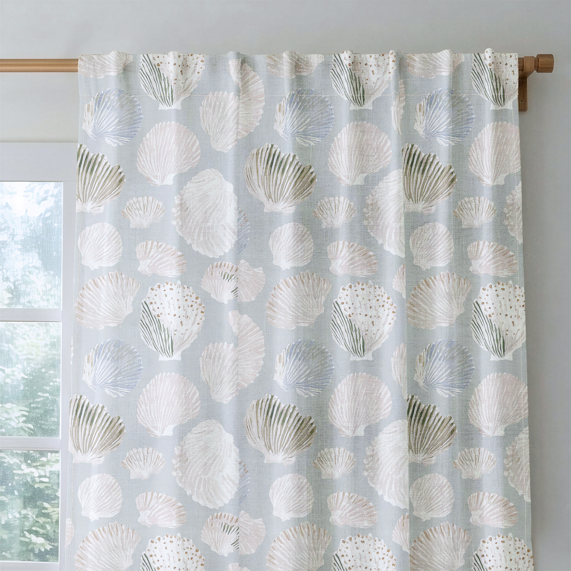 Pearl Shore - Drapery — rod