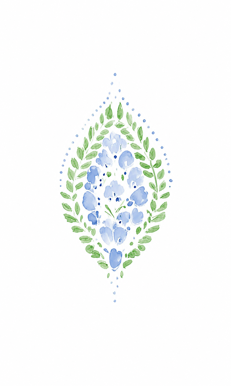 Leaf Me Be Cloud Sprig Study - Tapestry