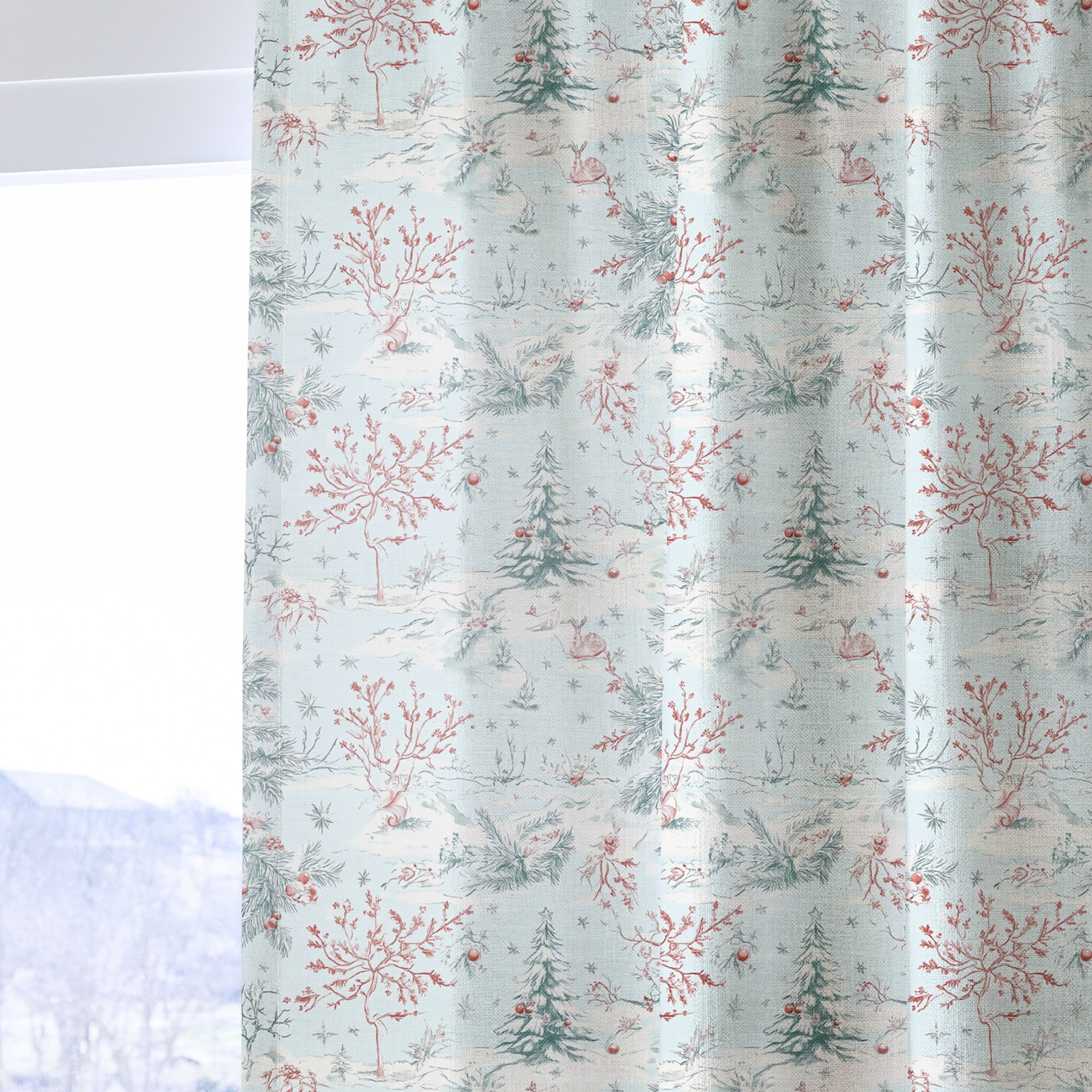 Timeless Tidings - Drapery — one panel
