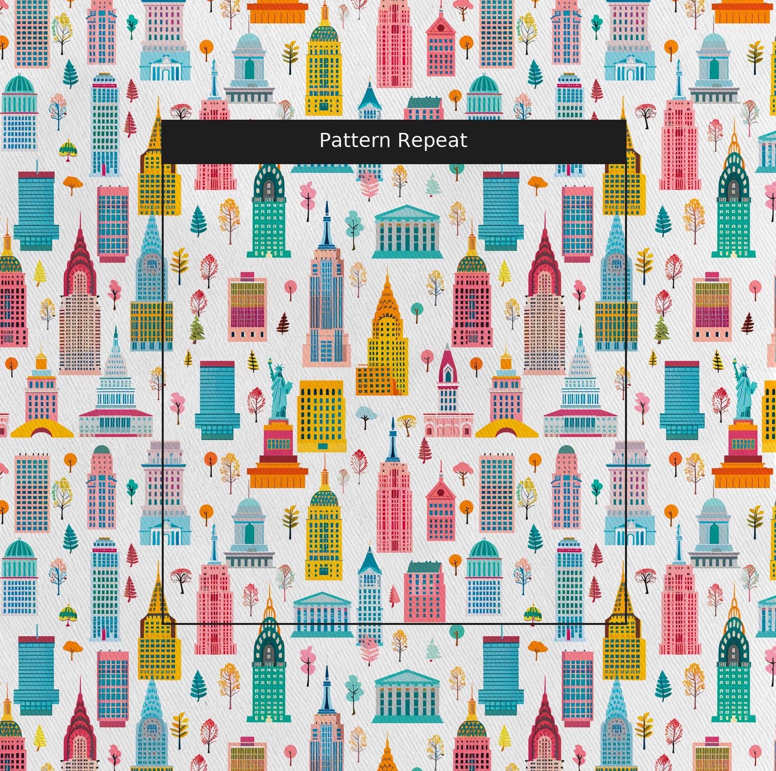 Kenzie Fabric by the Yard — pattern repeat