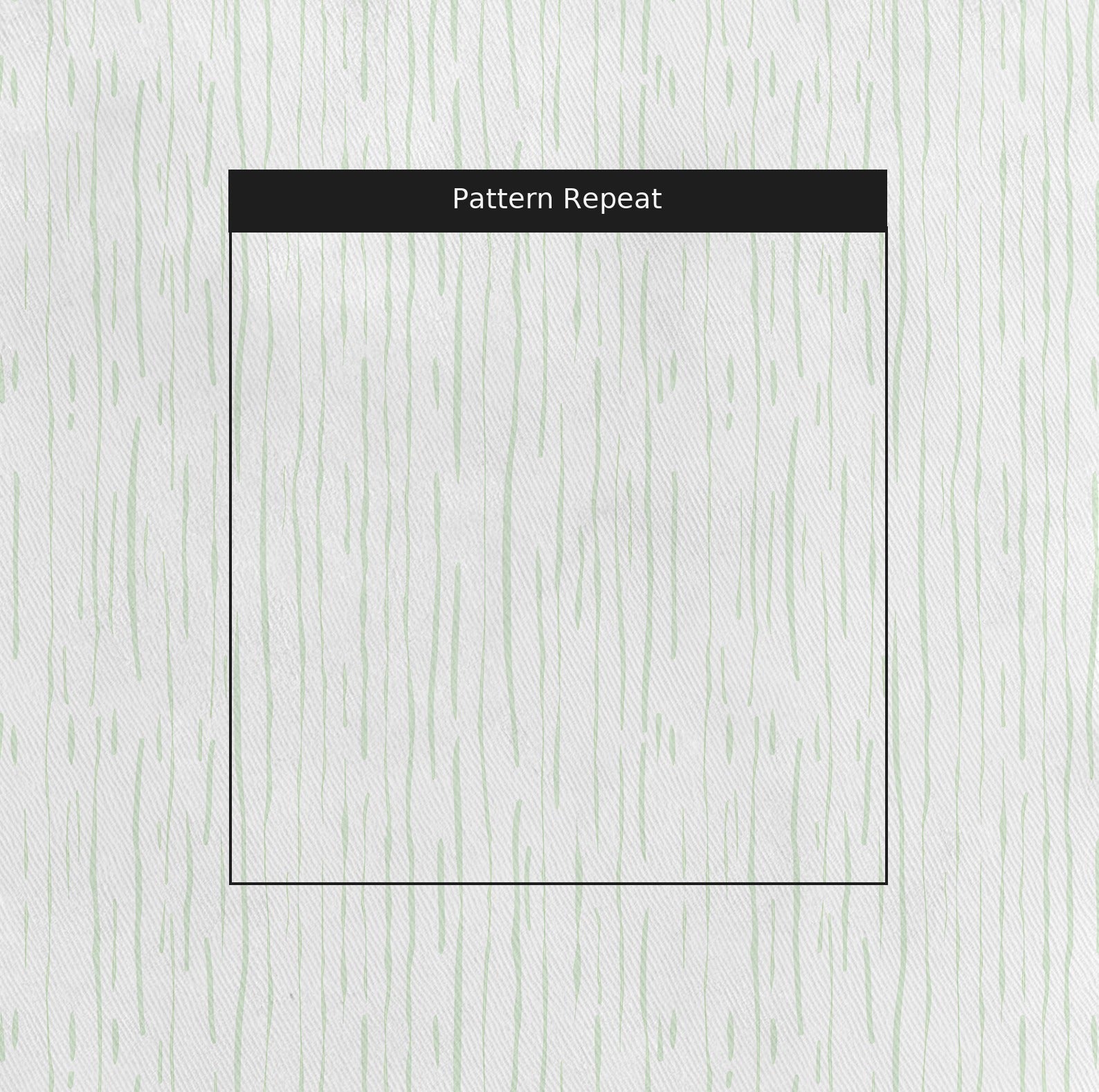 Green Allison Fabric by the Yard — pattern repeat