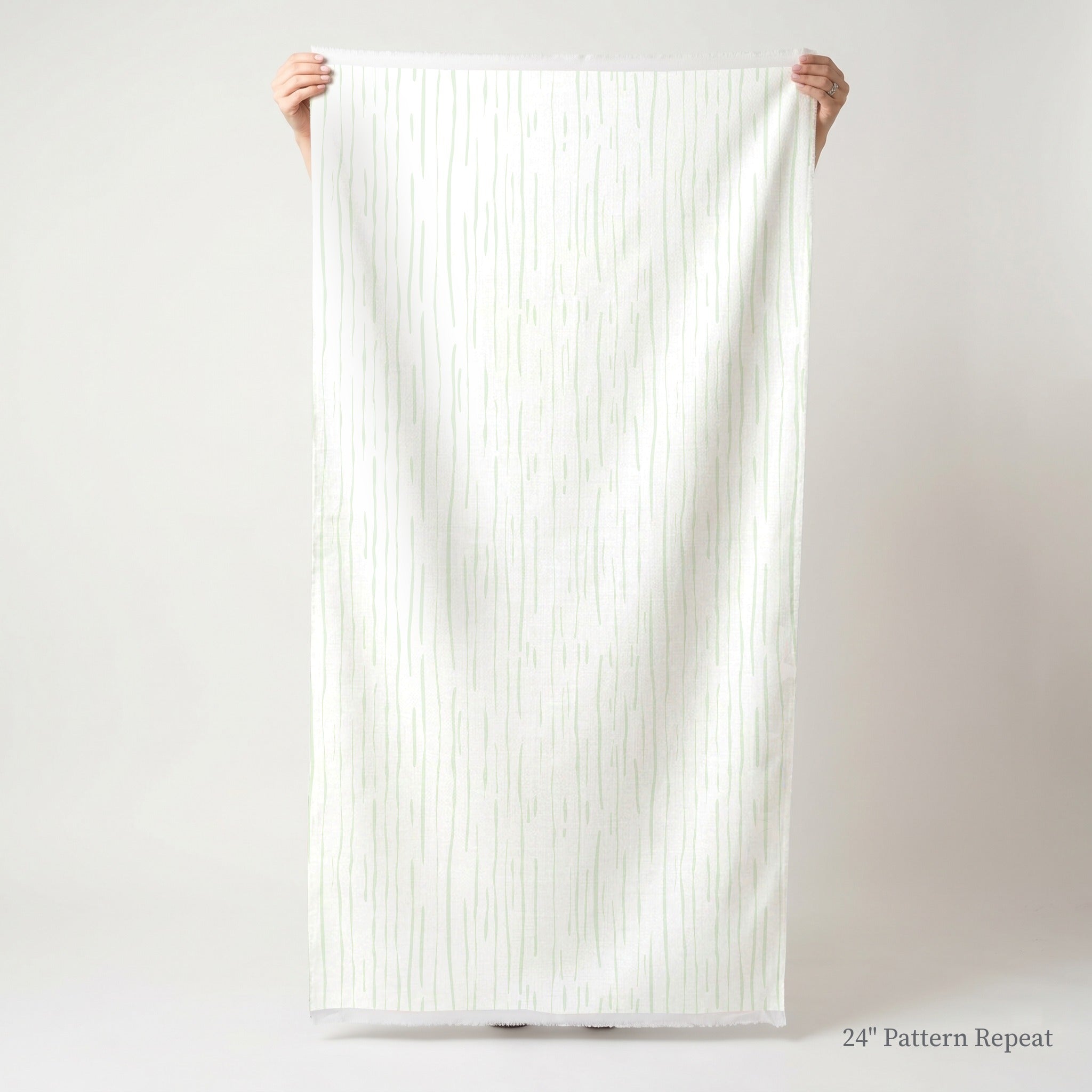 Green Allison Fabric by the Yard