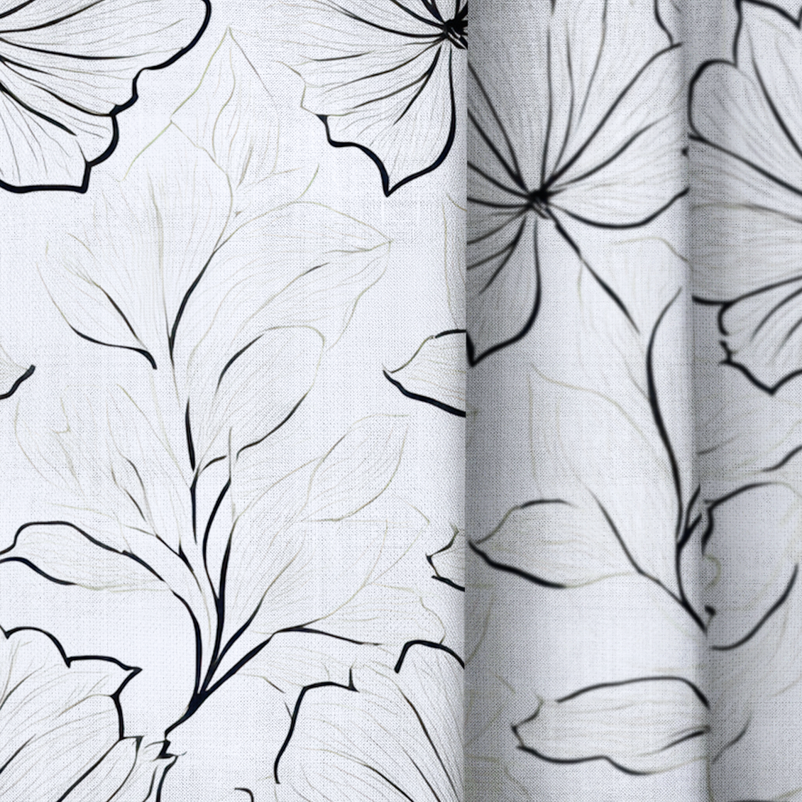 Marshmellow Field - Drapery — close up