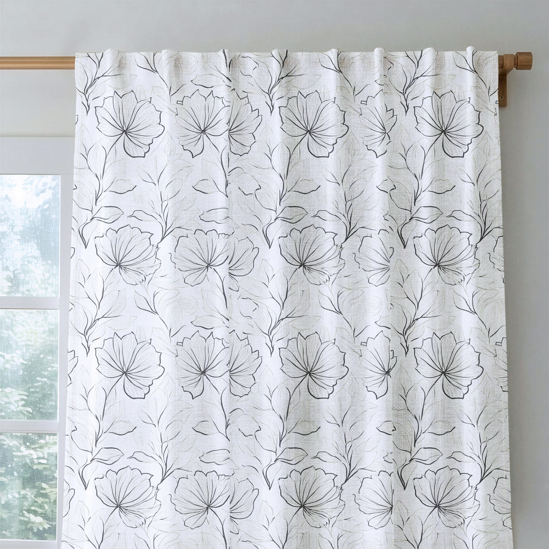 Marshmellow Field - Drapery — rod