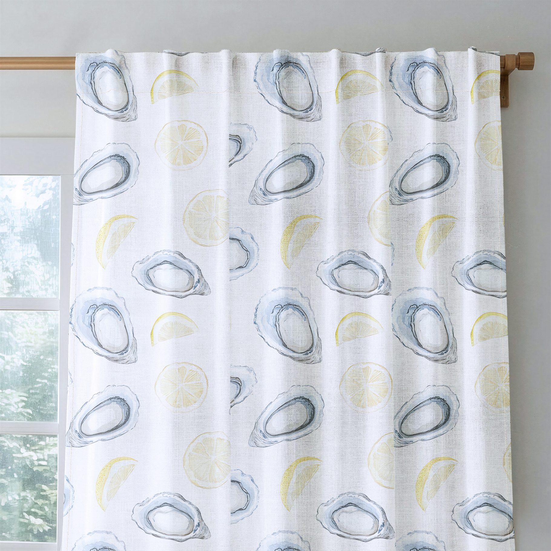 Pearls and Lemons - Drapery — rod