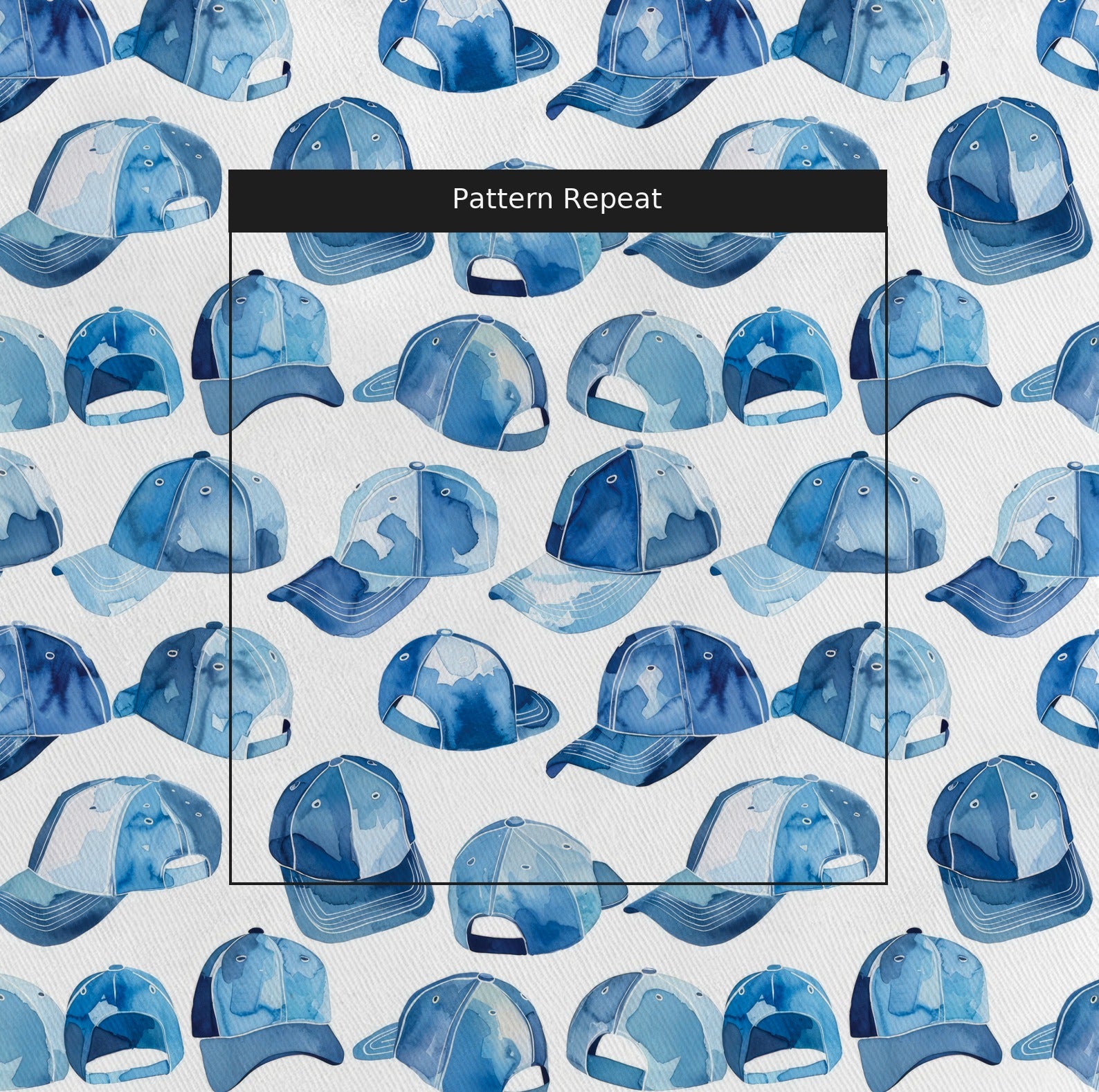 Oliver's Outfield Fabric by the Yard — pattern repeat