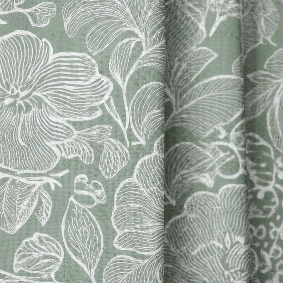 Mint Julep - Drapery — close up