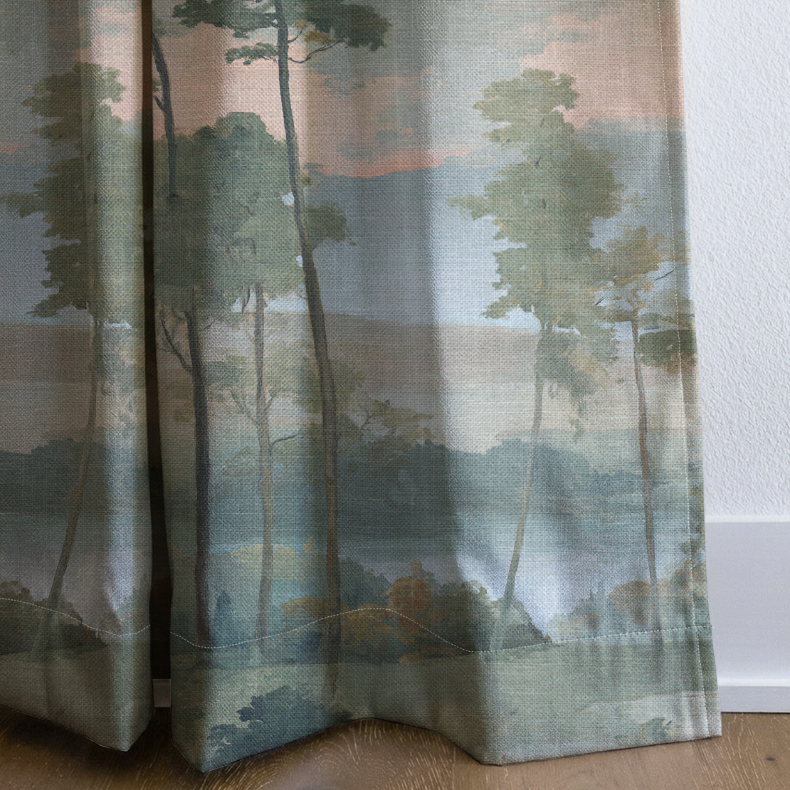 Woodland Reserve - Drapery — corner closeup