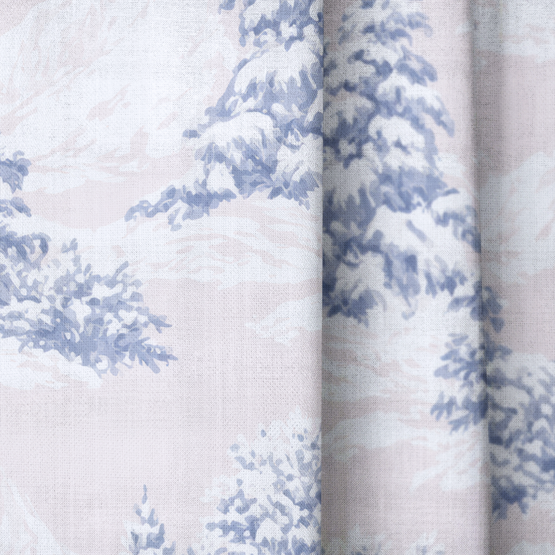 Cabin Cozy - Drapery — close up