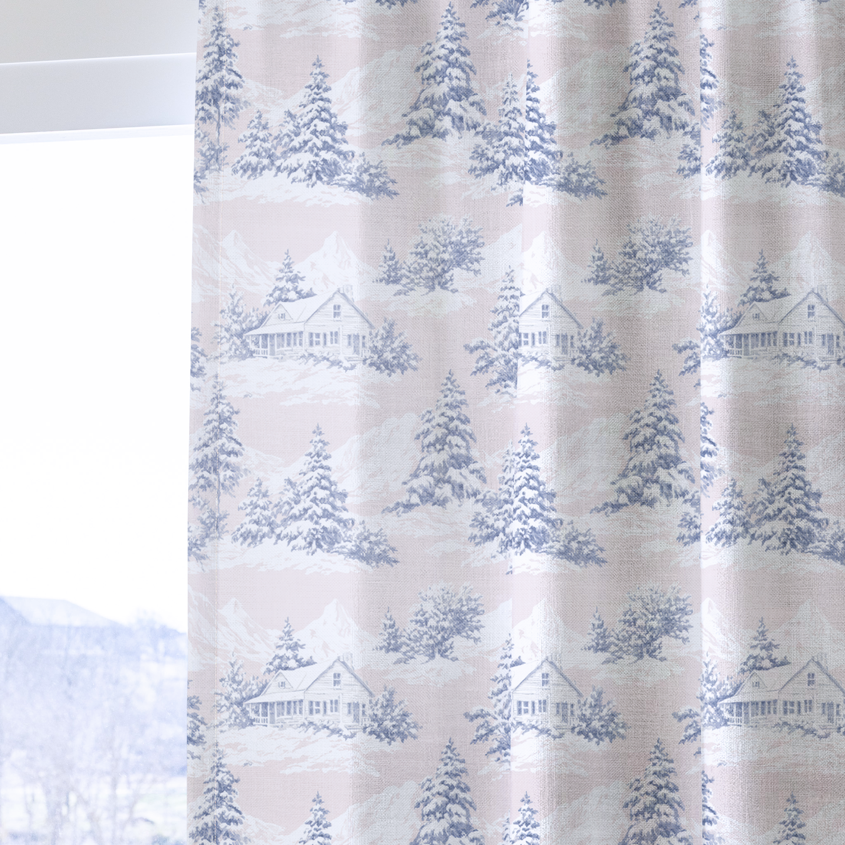 Cabin Cozy - Drapery — one panel