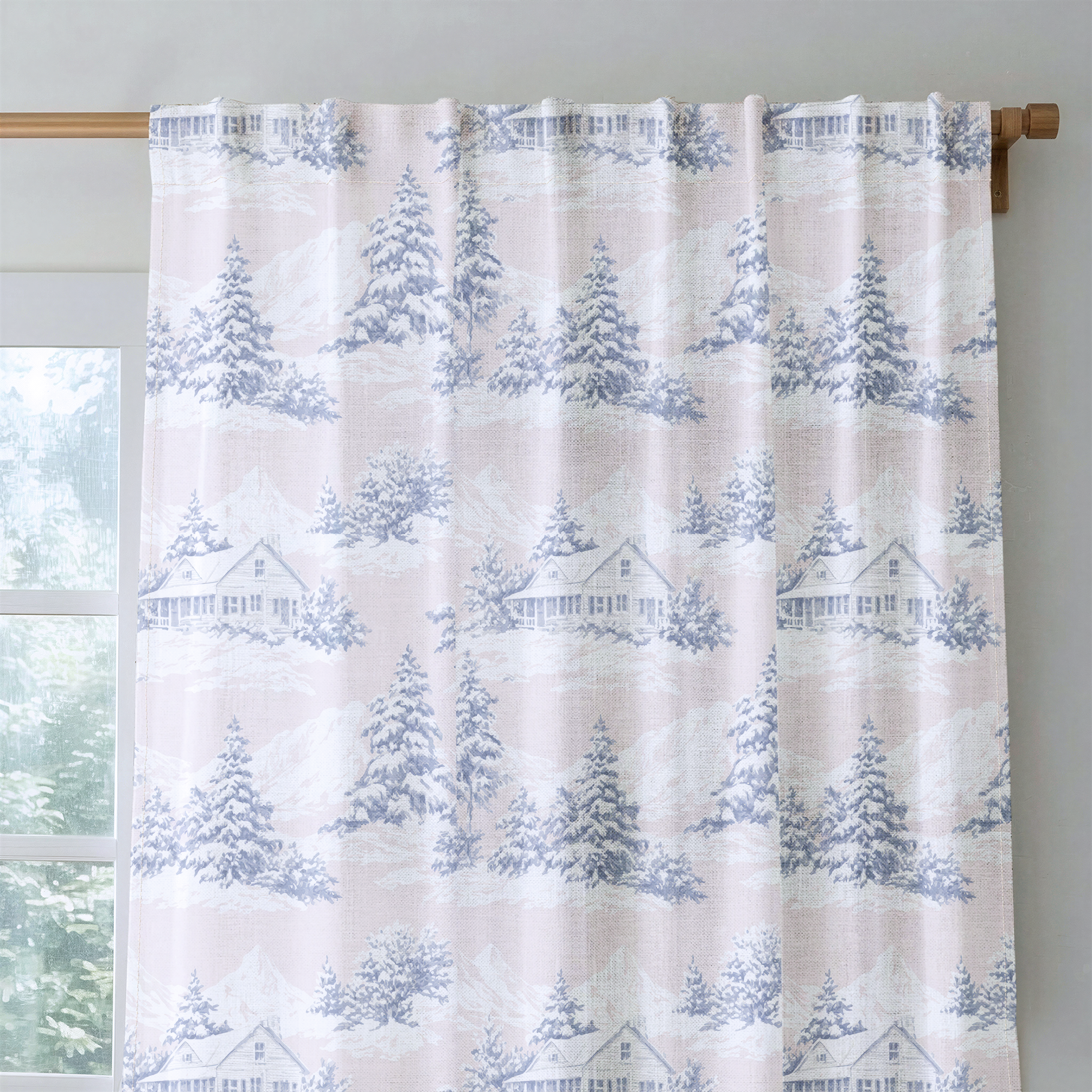 Cabin Cozy - Drapery — rod