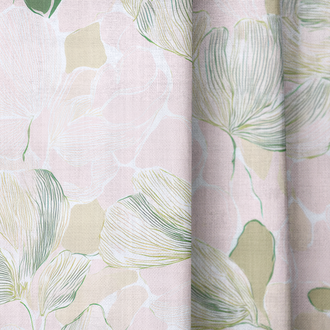 Bubblegum Matcha - Drapery — close up