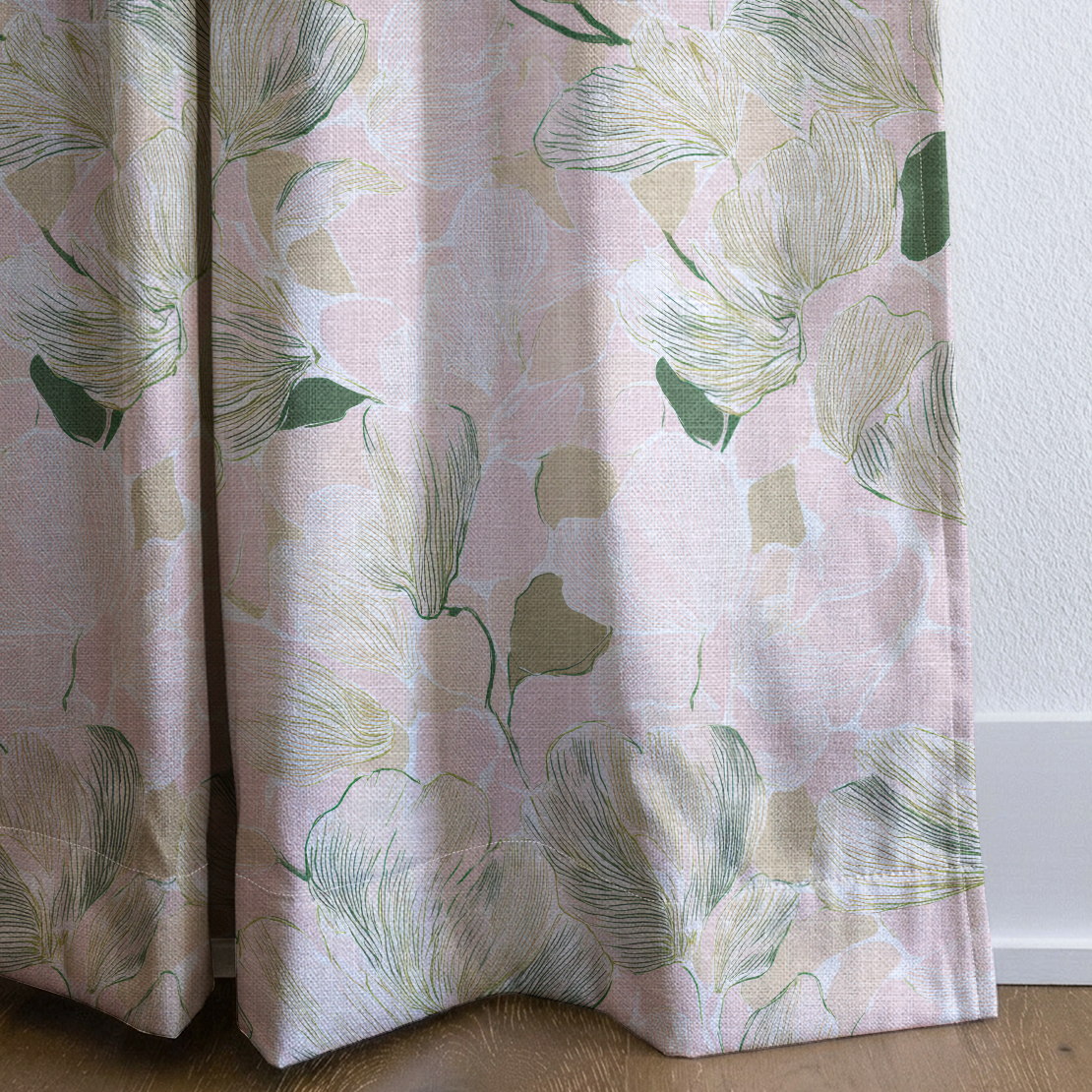 Bubblegum Matcha - Drapery — corner closeup
