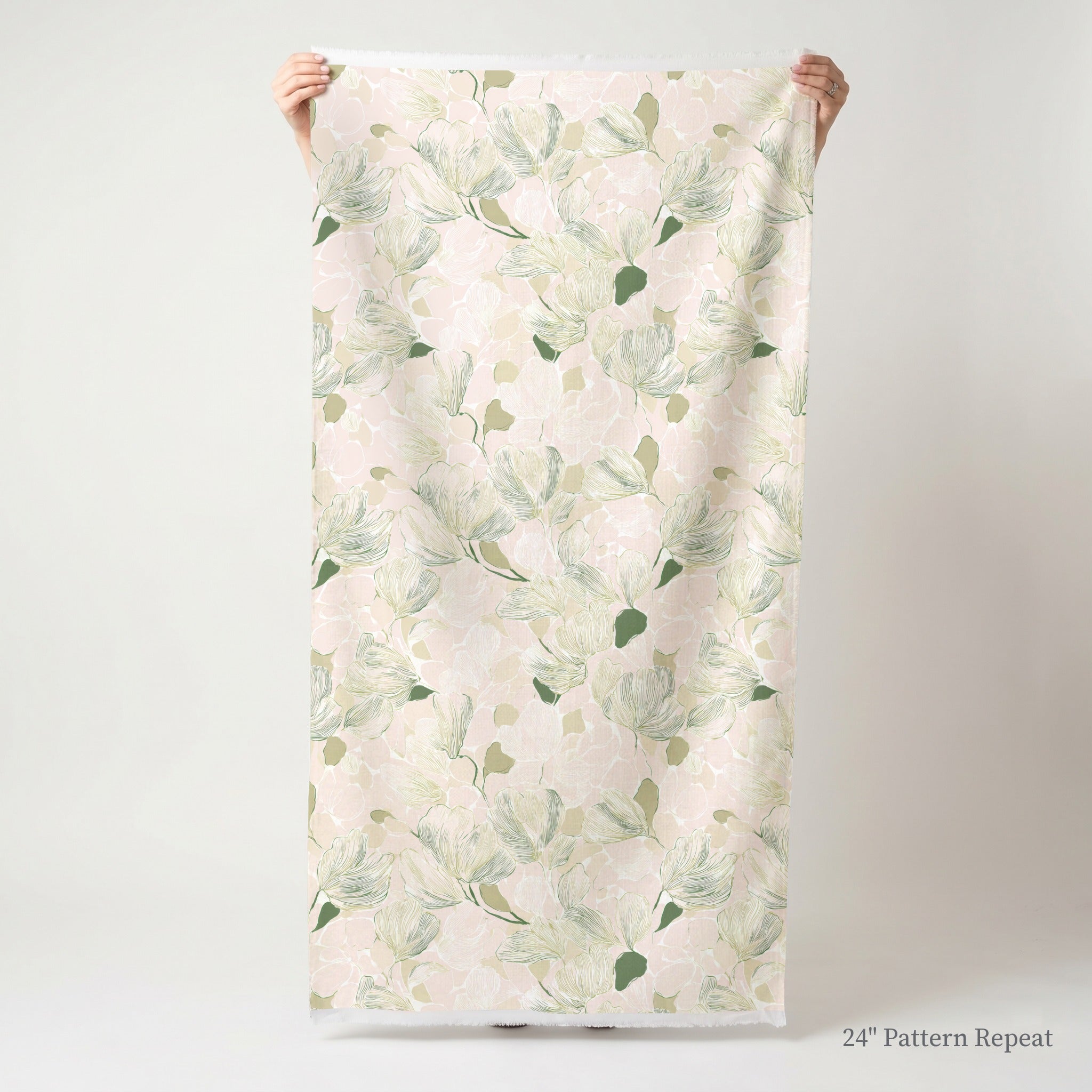 Bubblegum Matcha Fabric by the Yard