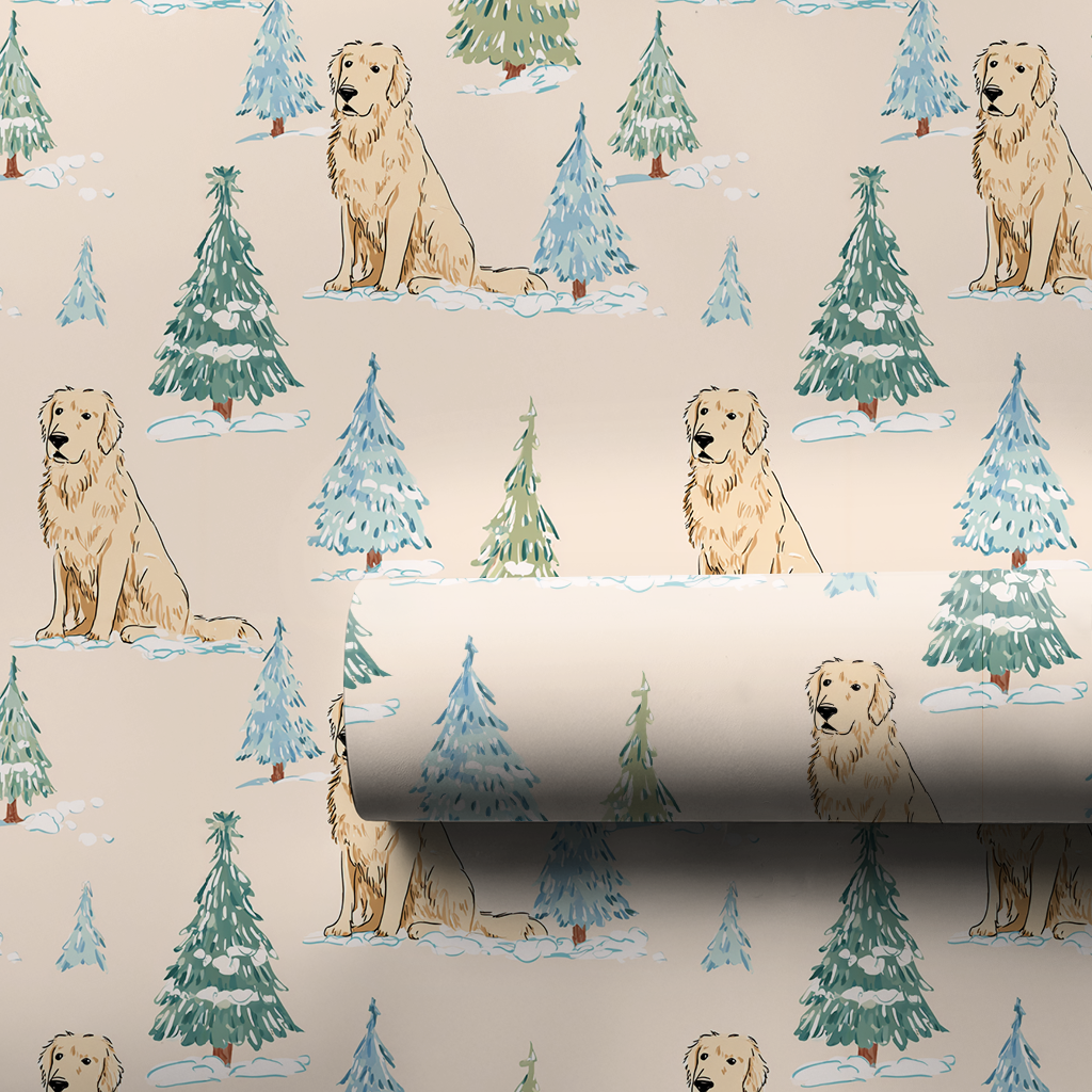 Retriever’s Christmas Tree - Wrapping Paper